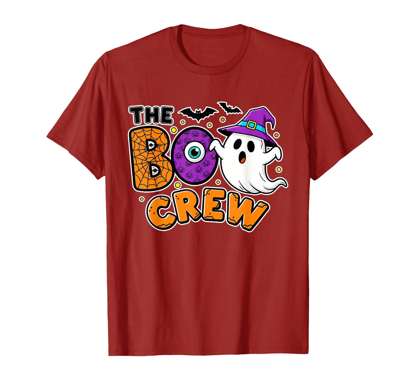 Halloween Ghost The Boo Crew Halloween Costume Matching T-Shirt