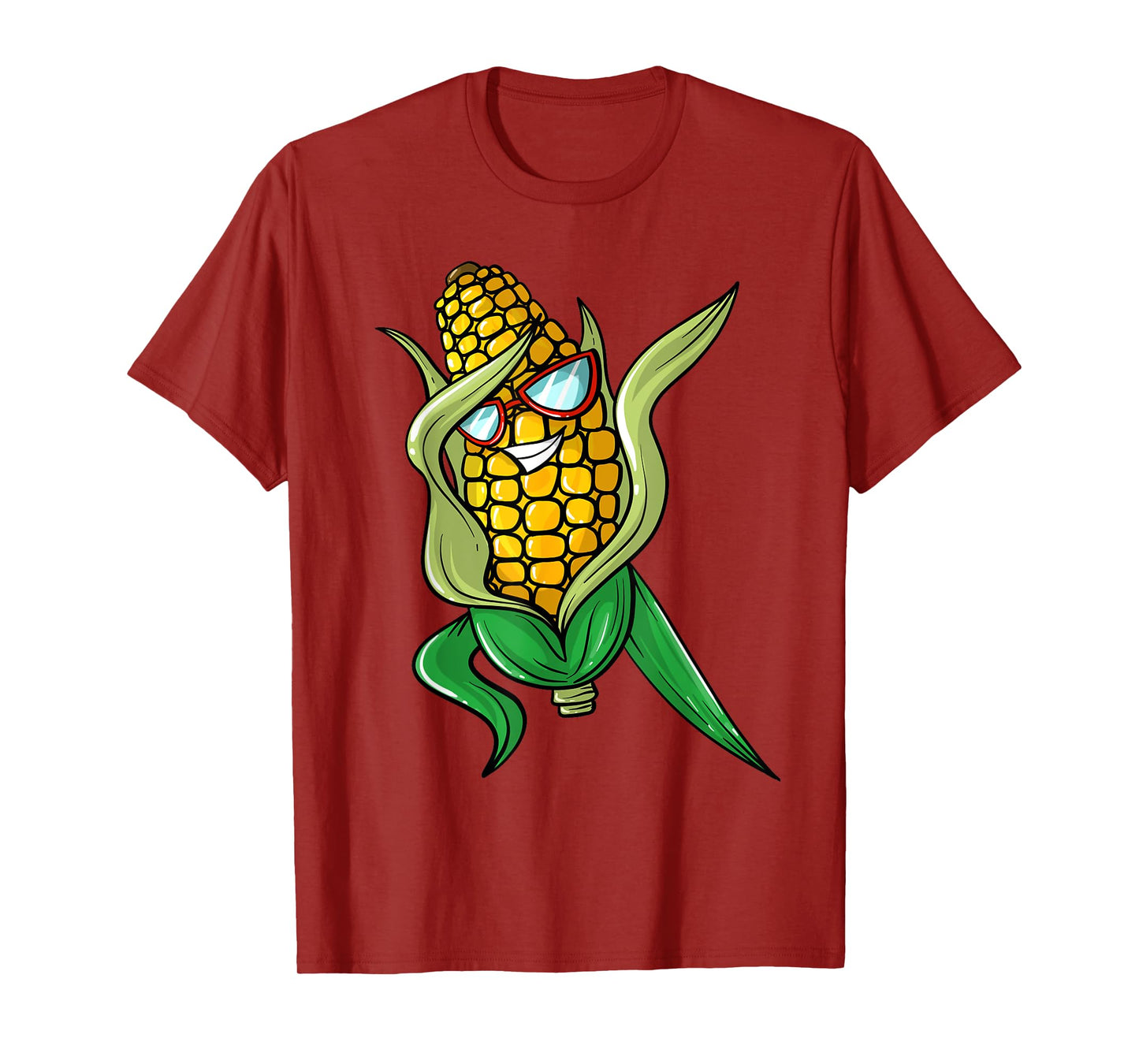 Funny Dabbing Corn Gift | Cute Dancing Farmers Men Women T-Shirt