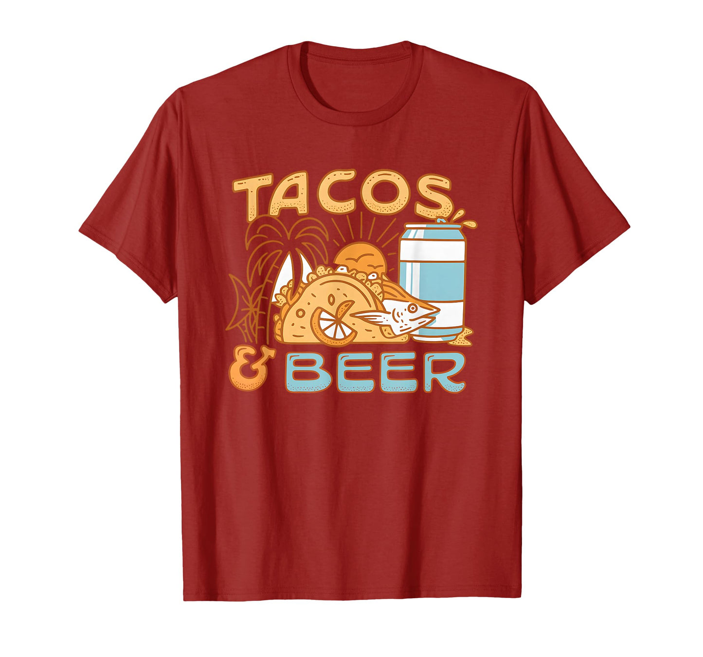 Tacos and Beer Funny for Men Women T-Shirt