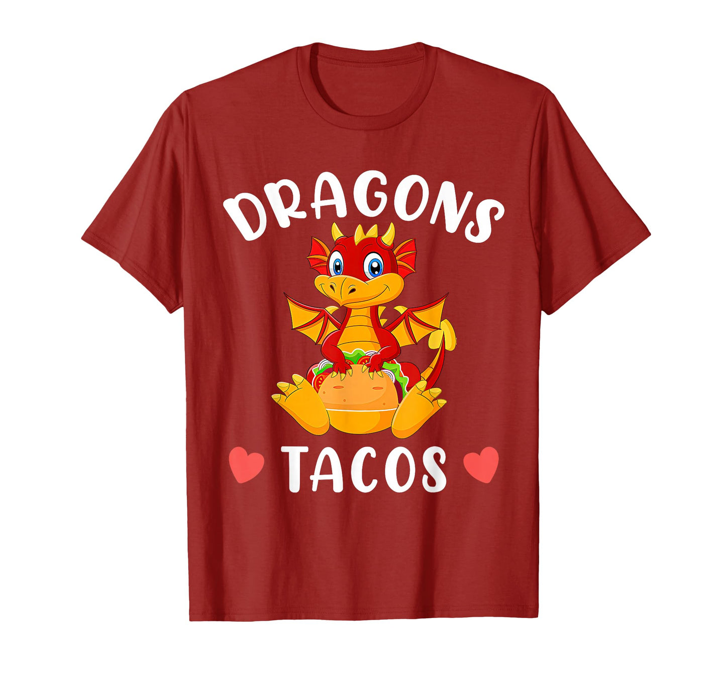 Dragons Love Tacos Shirt for Kids Girls Boys T-Shirt