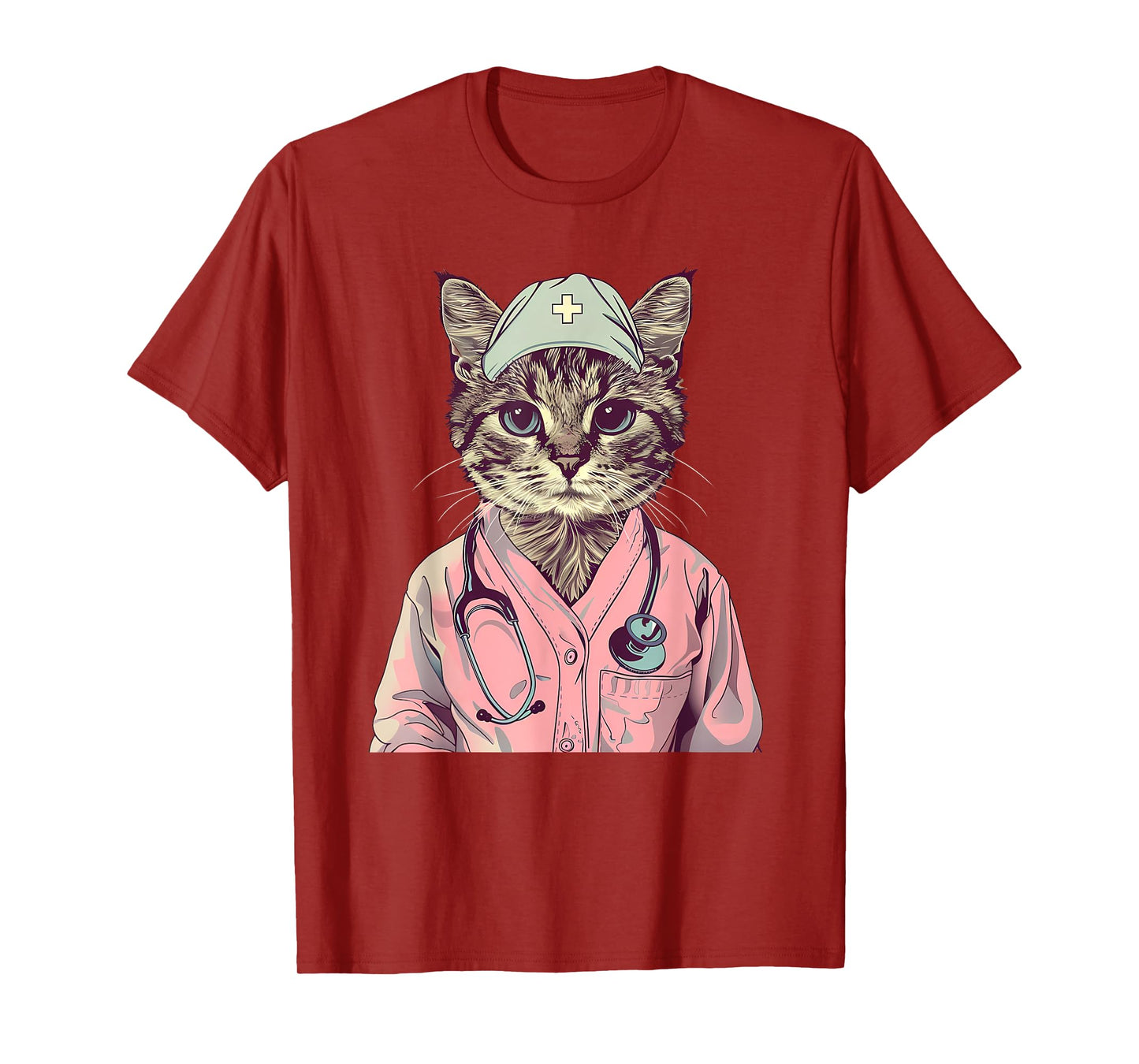 Doctor Cat Lover Nurse Cat Medical Cat Nurse Appreciation T-Shirt