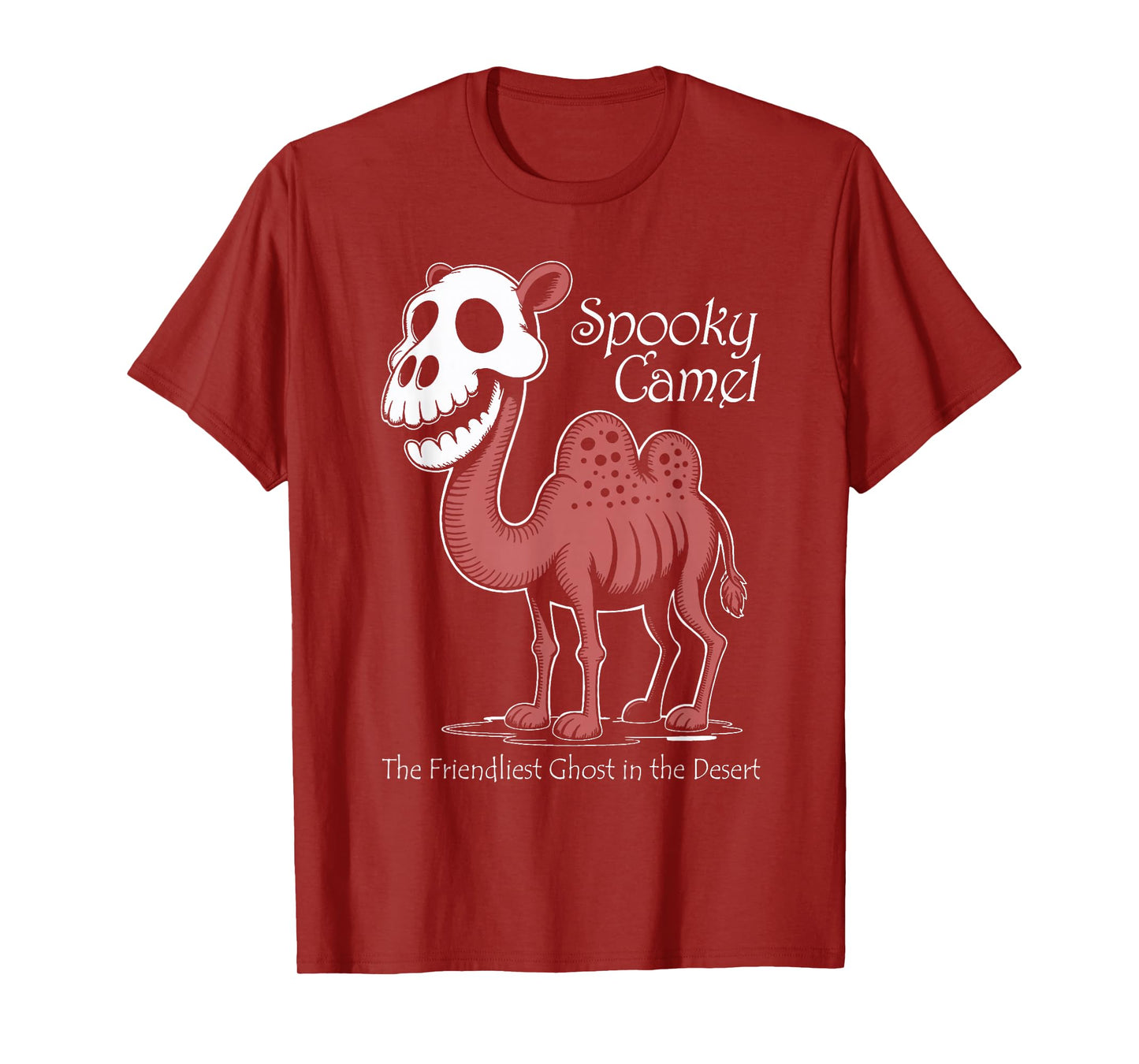 Spooky Camel Skeleton Dromedary Halloween T-Shirt