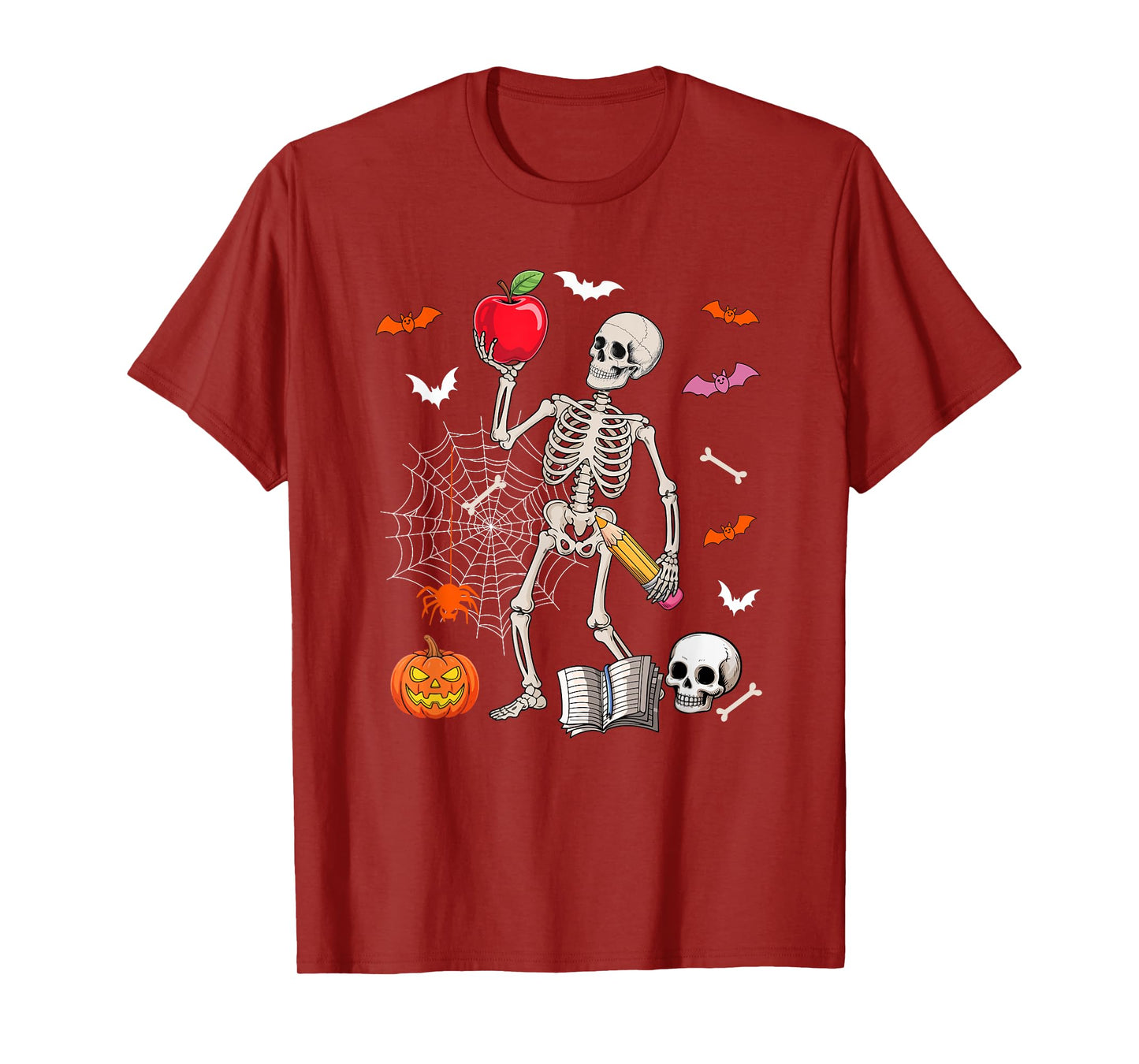 Paraprofessional Job Horror Skeleton Halloween Costume Team T-Shirt