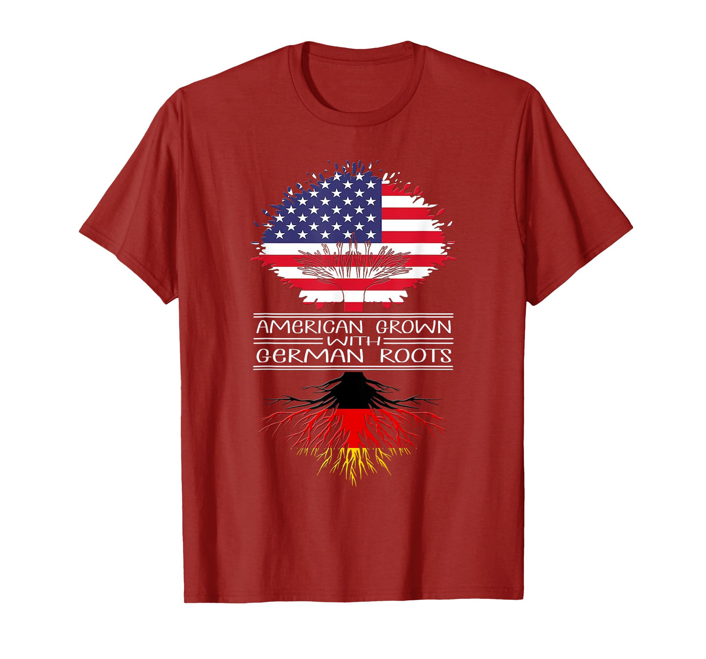 American Grown With German Roots Germany Us German American T-Shirt