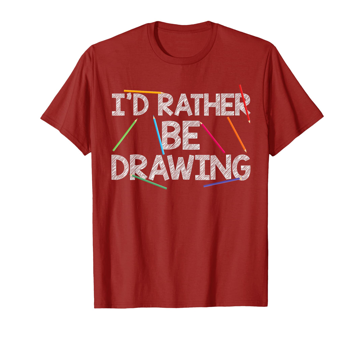Cool Drawing Art For Men Women Sketch Pencil Artist Lovers T-Shirt