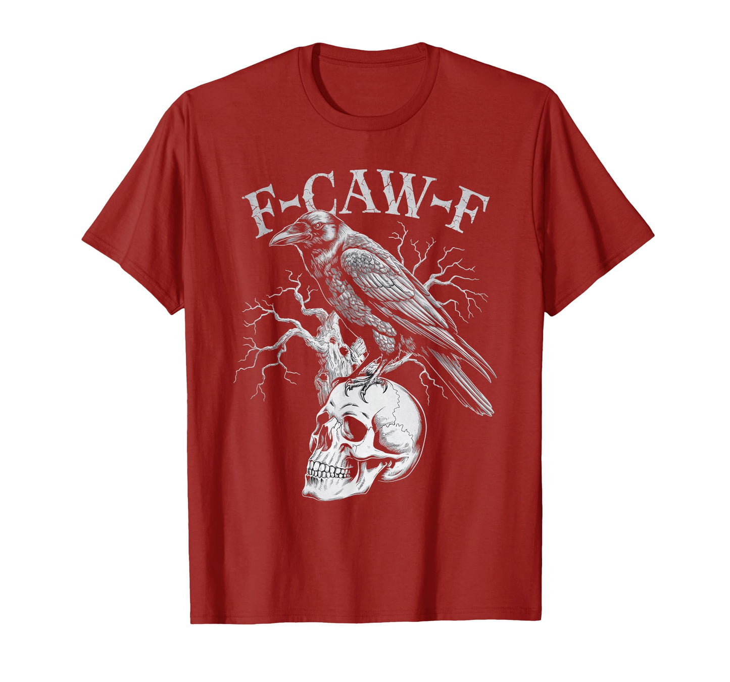 Black Crow, F-Caw-F Funny Black Bird Funny F CAW F Crow T-Shirt