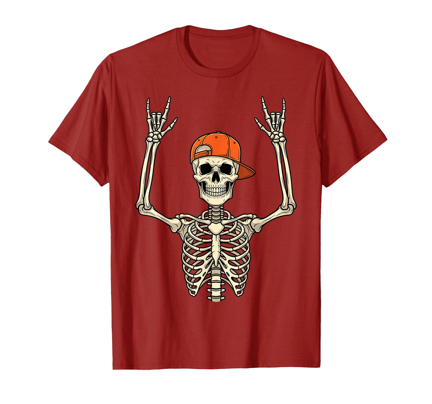 Halloween Skeleton Dabbing Spooky Funny T-Shirt