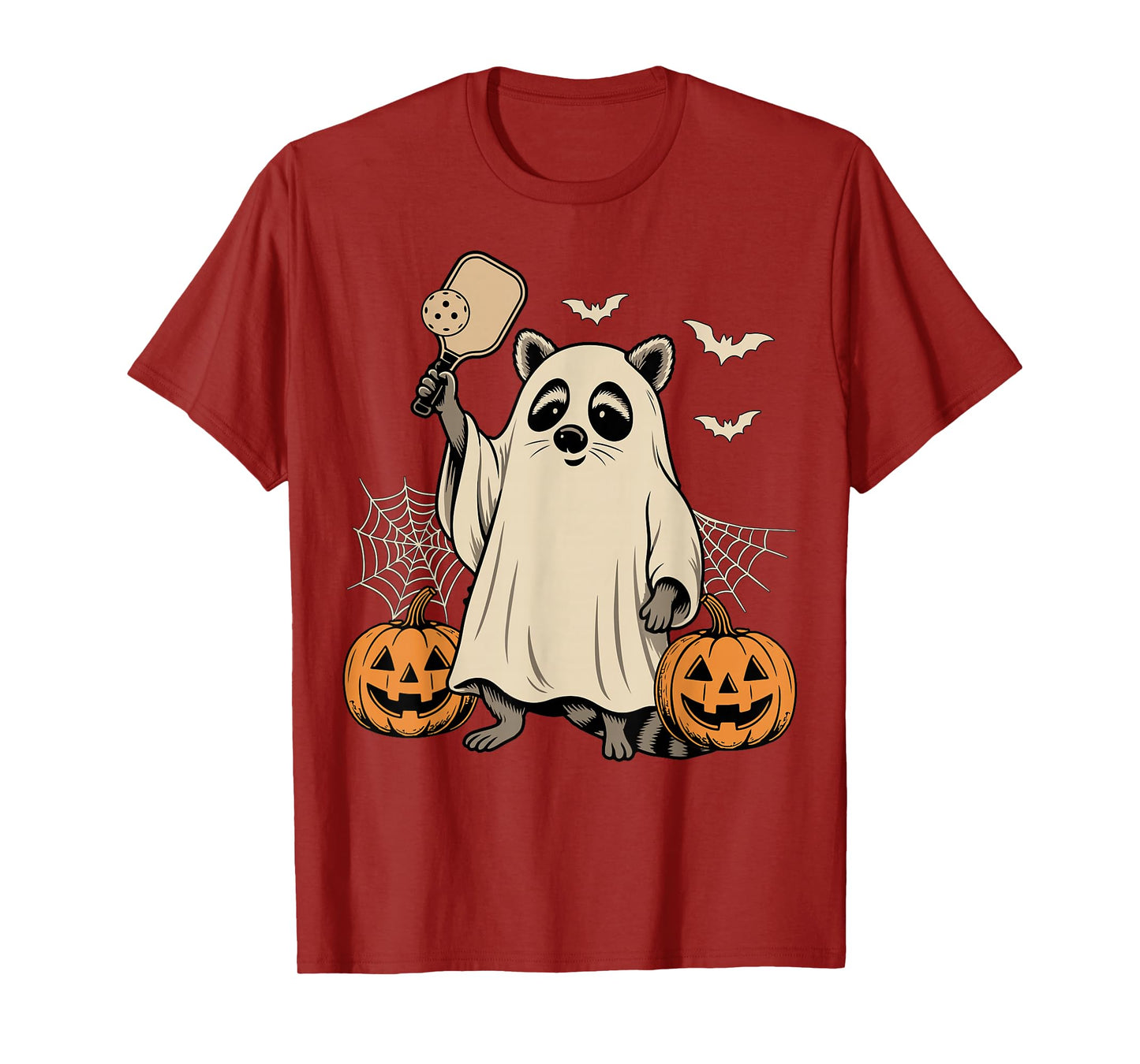 Pickleball Halloween Spooky Dink Squad Pumpkin Vibes T-Shirt