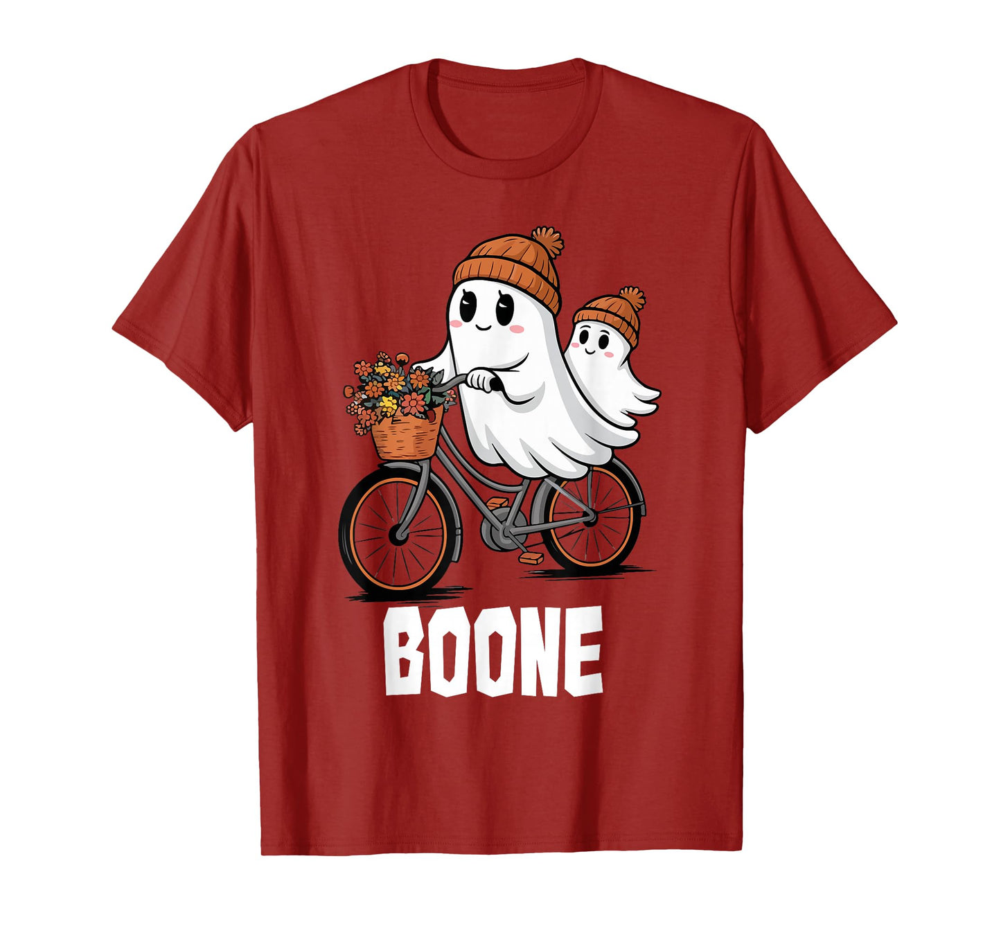 Retro Boo Boone Girls First Name Funny Halloween Ghost 2025 T-Shirt