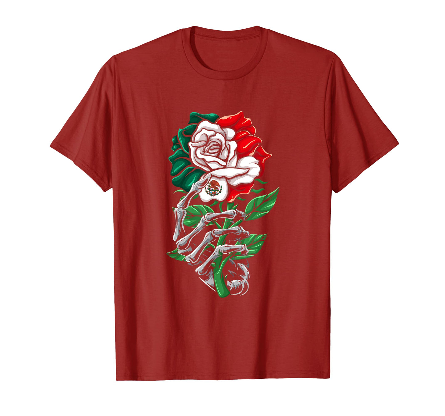 Mexico Gift Rose Tijuana Mexican Hispanic Pride Poncho T-Shirt