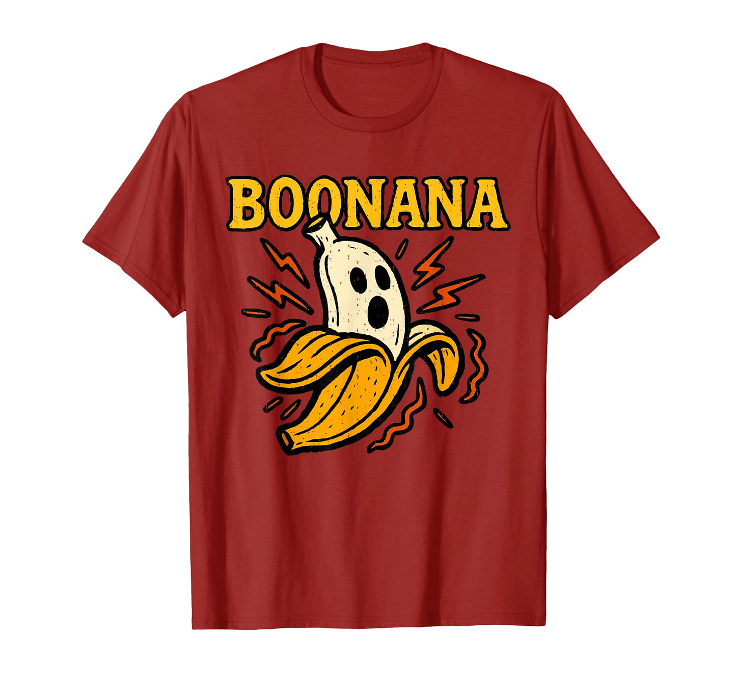 Boonana Cute Ghost Banana Halloween Costume Spooky Kids Boys T-Shirt