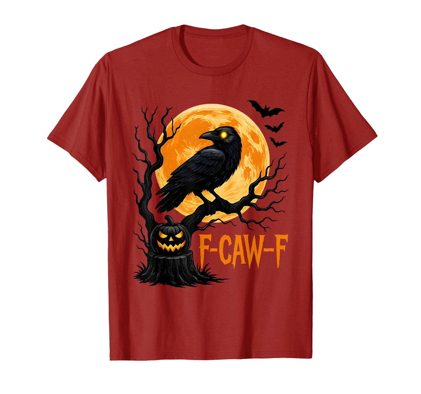 Black Crow, F-Caw-F Funny Black Bird T-Shirt