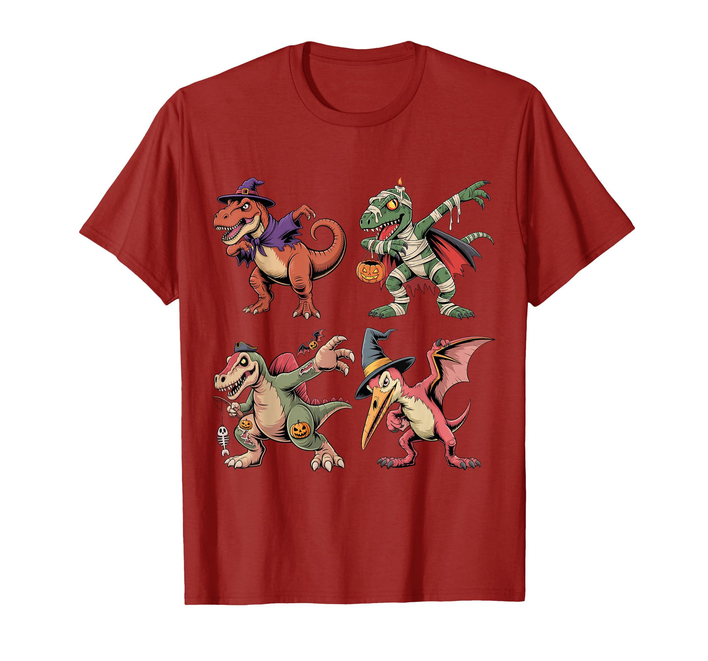 Funny Halloween Dabbing Dinosaur Costume Idea for Boys T-Shirt