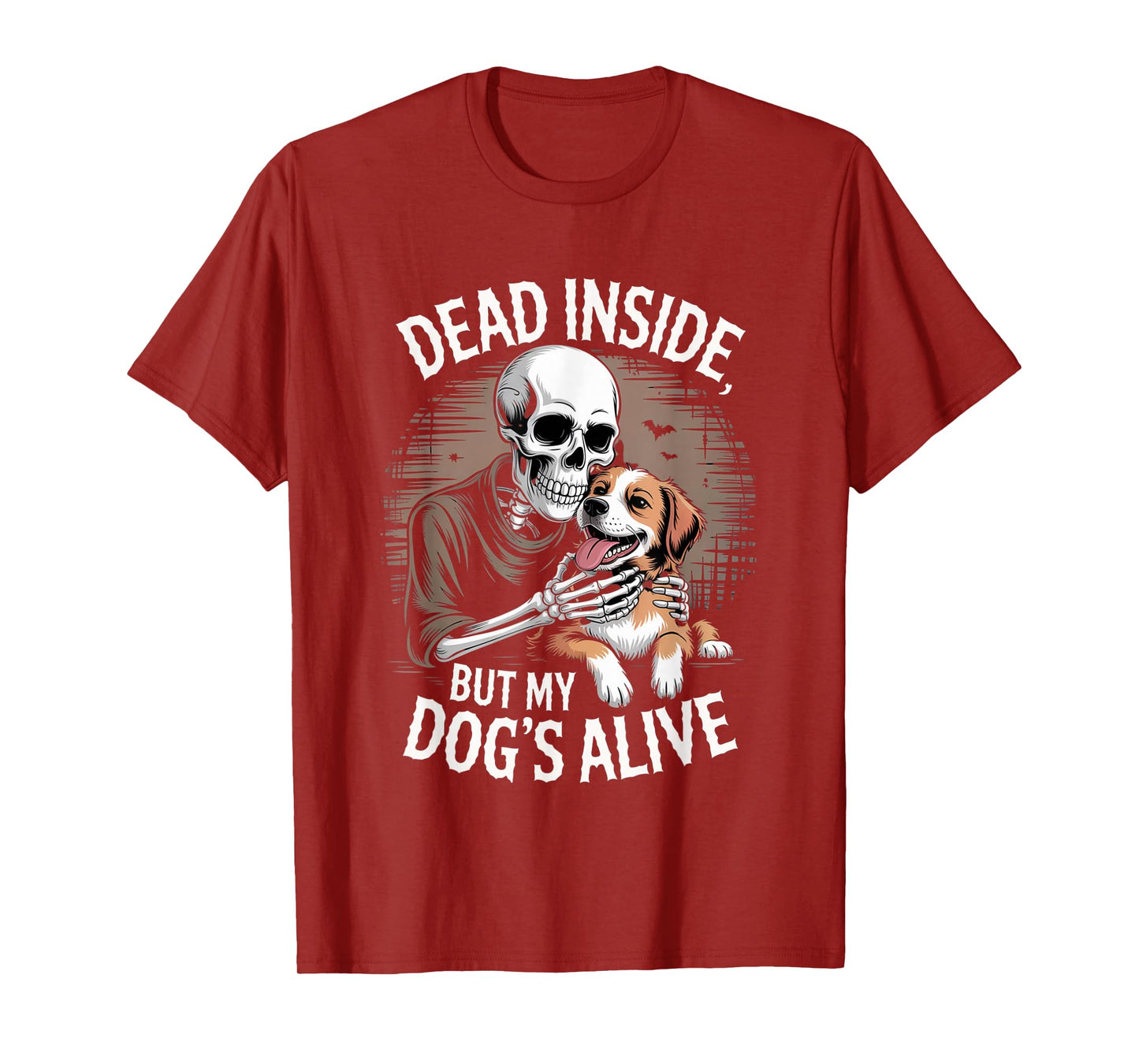 Halloween Therapy Dog Dead Inside But My Dog’s Alive T-Shirt