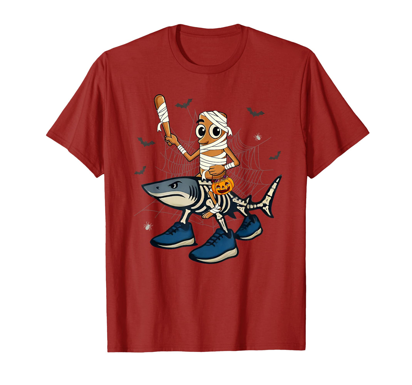 Halloween Tung Tung Tung Sahur Mummy Tralalero Tralala Meme T-Shirt