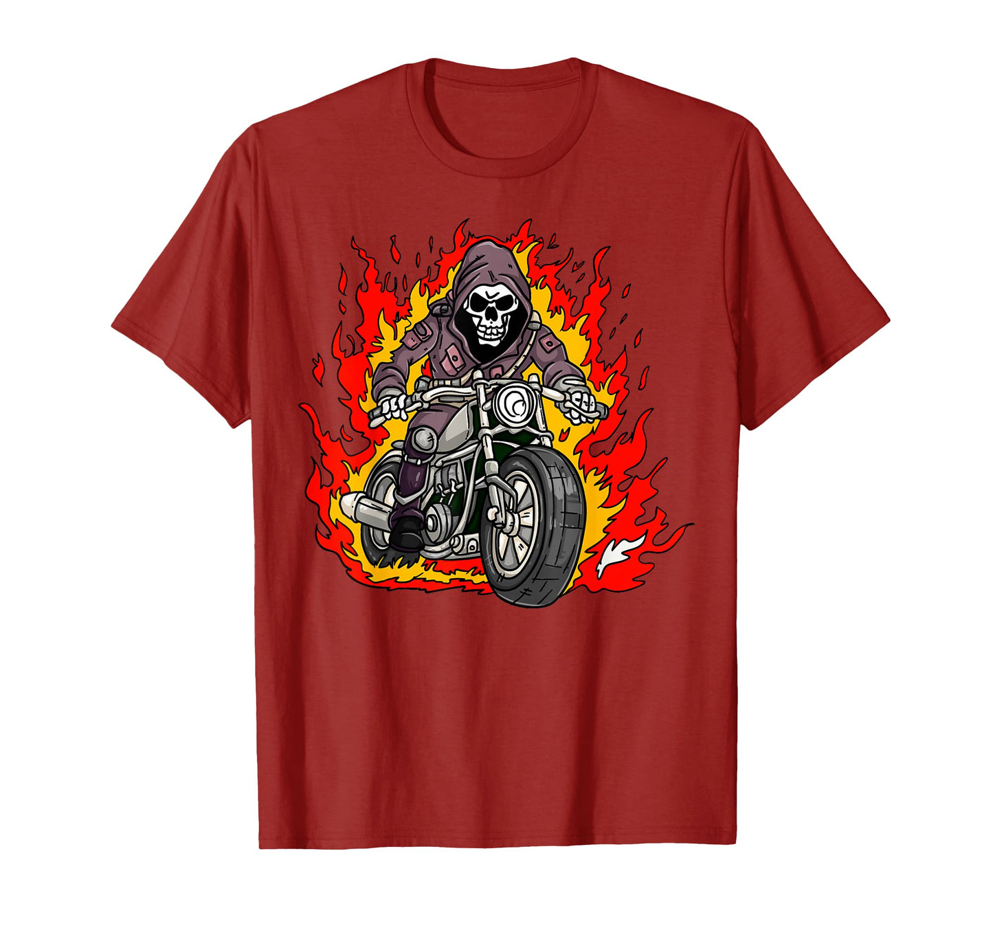 Motorcyclist Skeleton T-Shirt