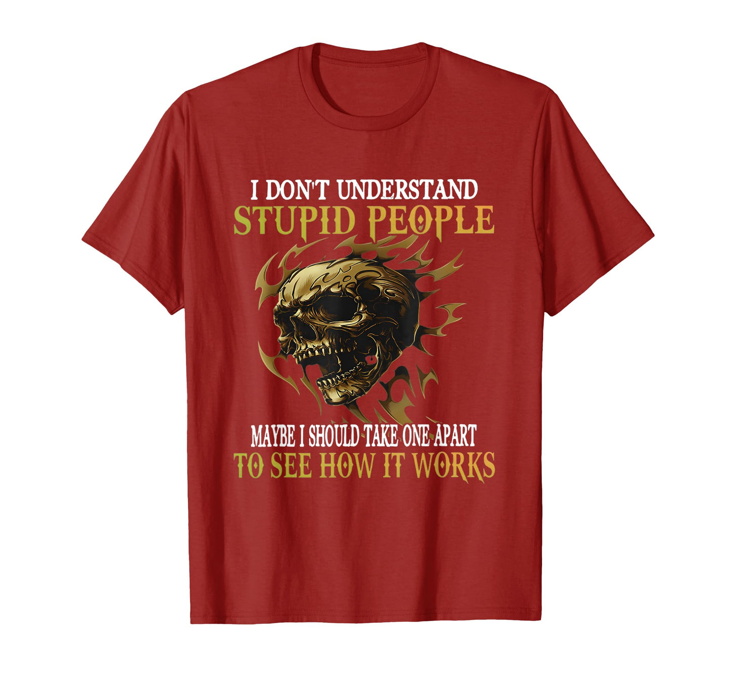 I Don't Understand Stupid People Maybe I Should take one T-Shirt