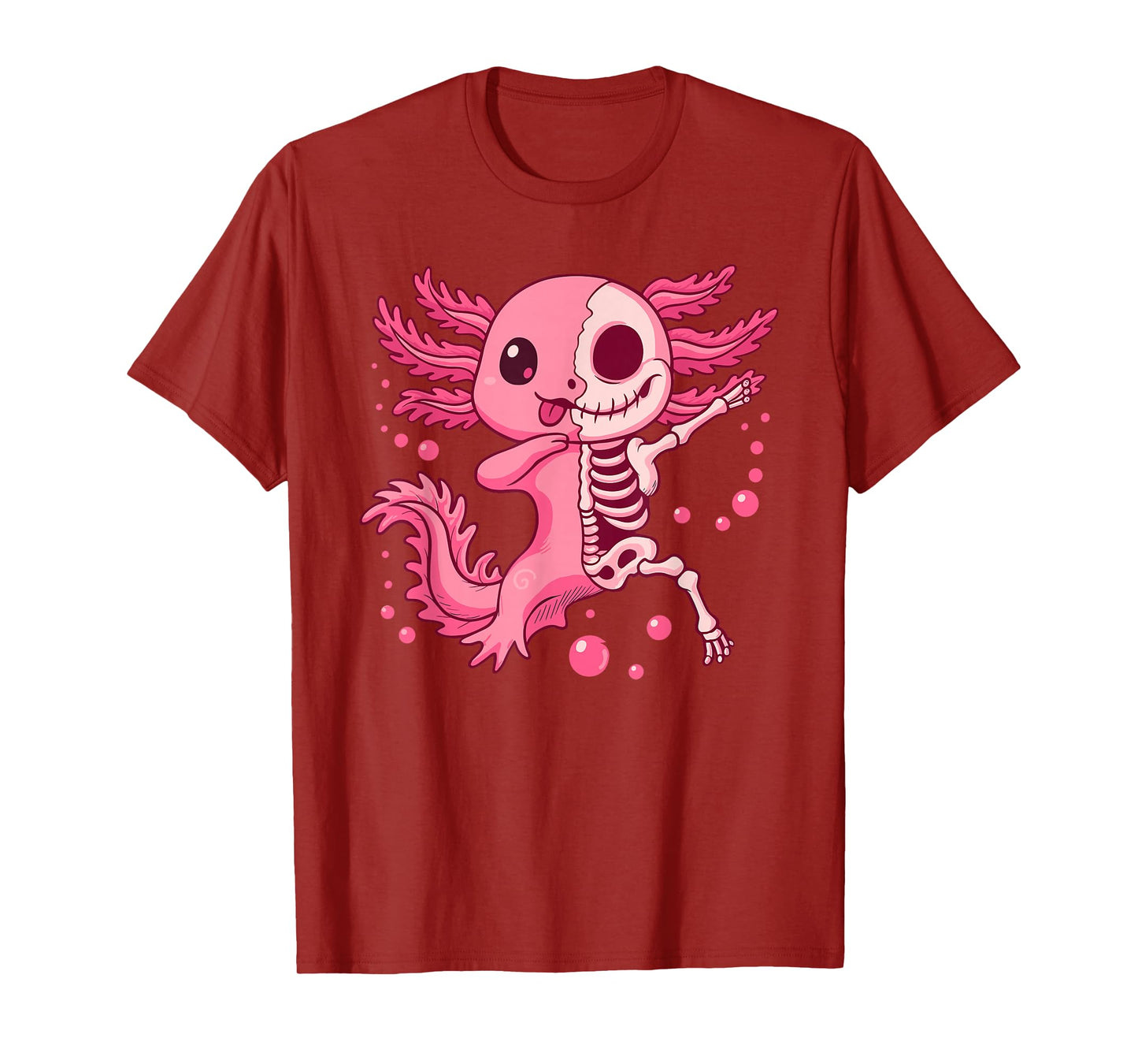 Cute Halloween Axolotl Spooky Animal Halloween Costume T-Shirt