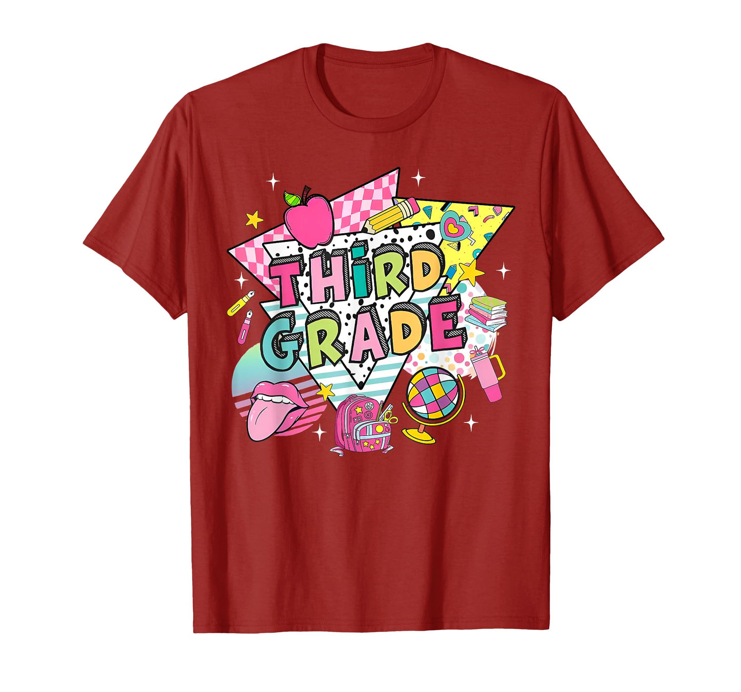 Third Grade Teacher Student Back To School Happy First Day T-Shirt