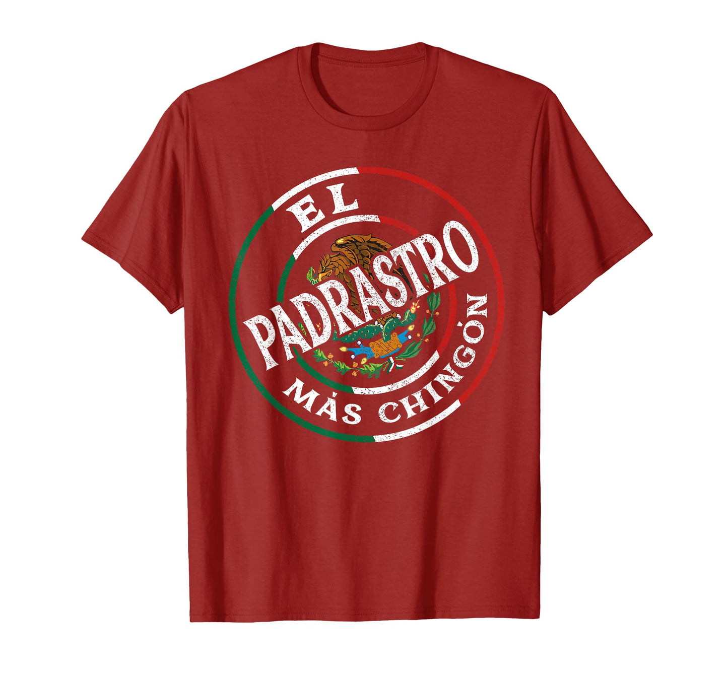 El Padrastro Mas Chingon Mexican Spanish Grandpa Fathers Day T-Shirt