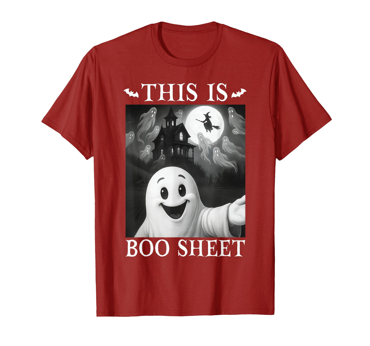 This is Boo Sheet Boo Ghost Halloween Men Women Kids T-Shirt