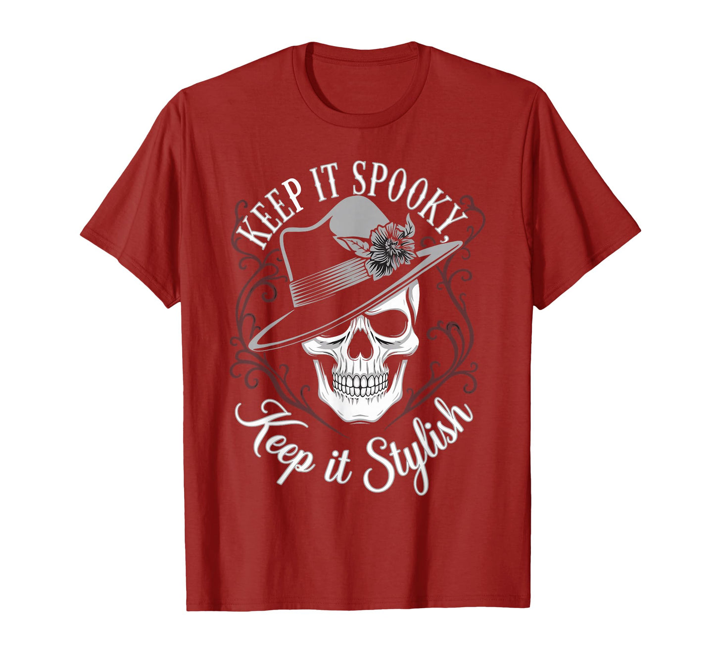 Halloween Keep It Spooky Keep It Stylish Skeleton T-Shirt