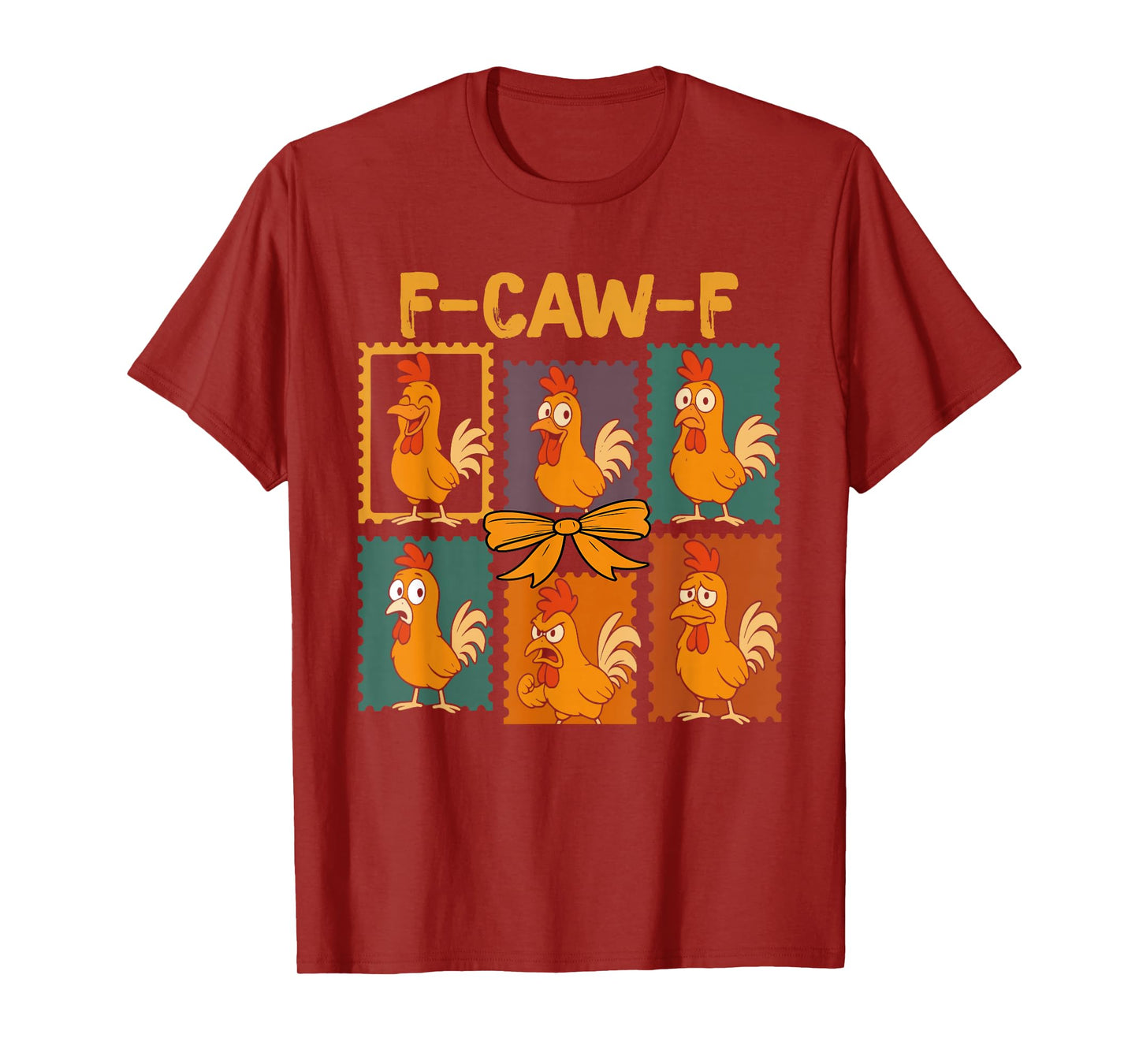F-Caw-F Funny Chicken Humor Rooster F-Caw-F Meme Halloween T-Shirt