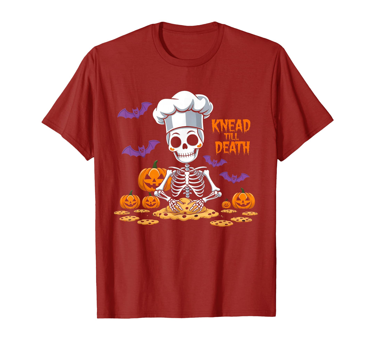 Skeleton Baker VOR Skeleton Halloween Cookie Baking T-Shirt