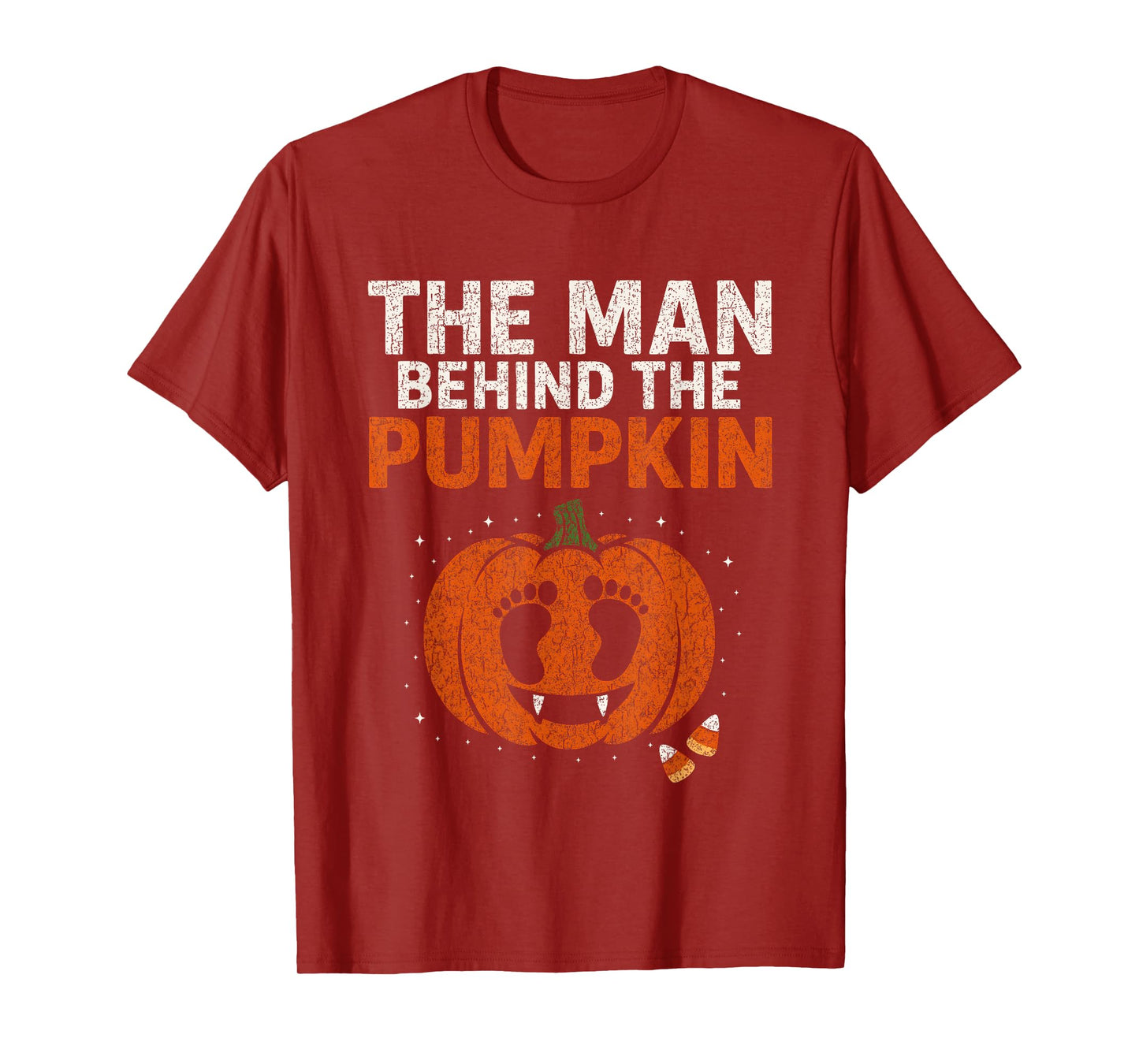 Pregnancy Announcement Dad Pumpkin Halloween Costume Funny T-Shirt