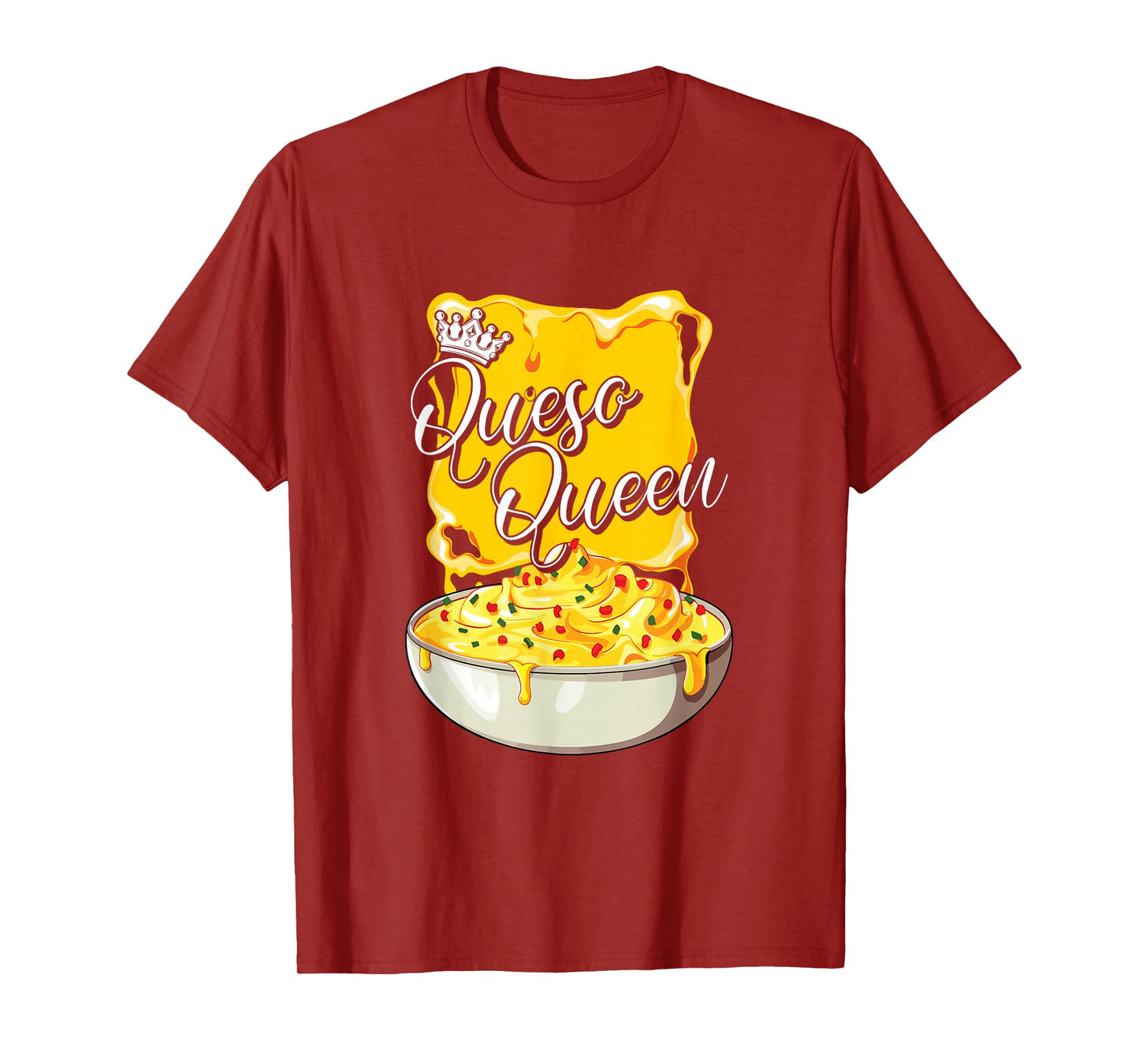Queso Cheese Sauce Cinco De Mayo Hispanic Mexican Queso T-Shirt