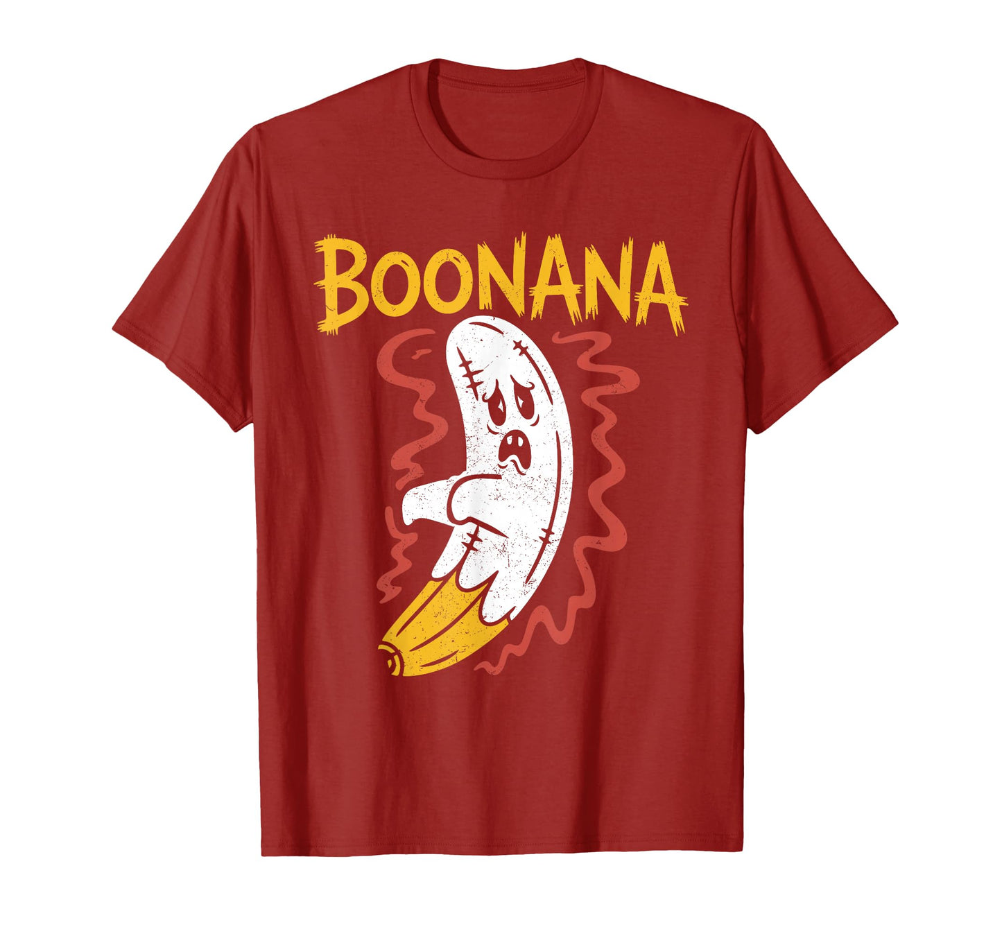 Booonana Cute Ghost Banana Halloween Costume T-Shirt