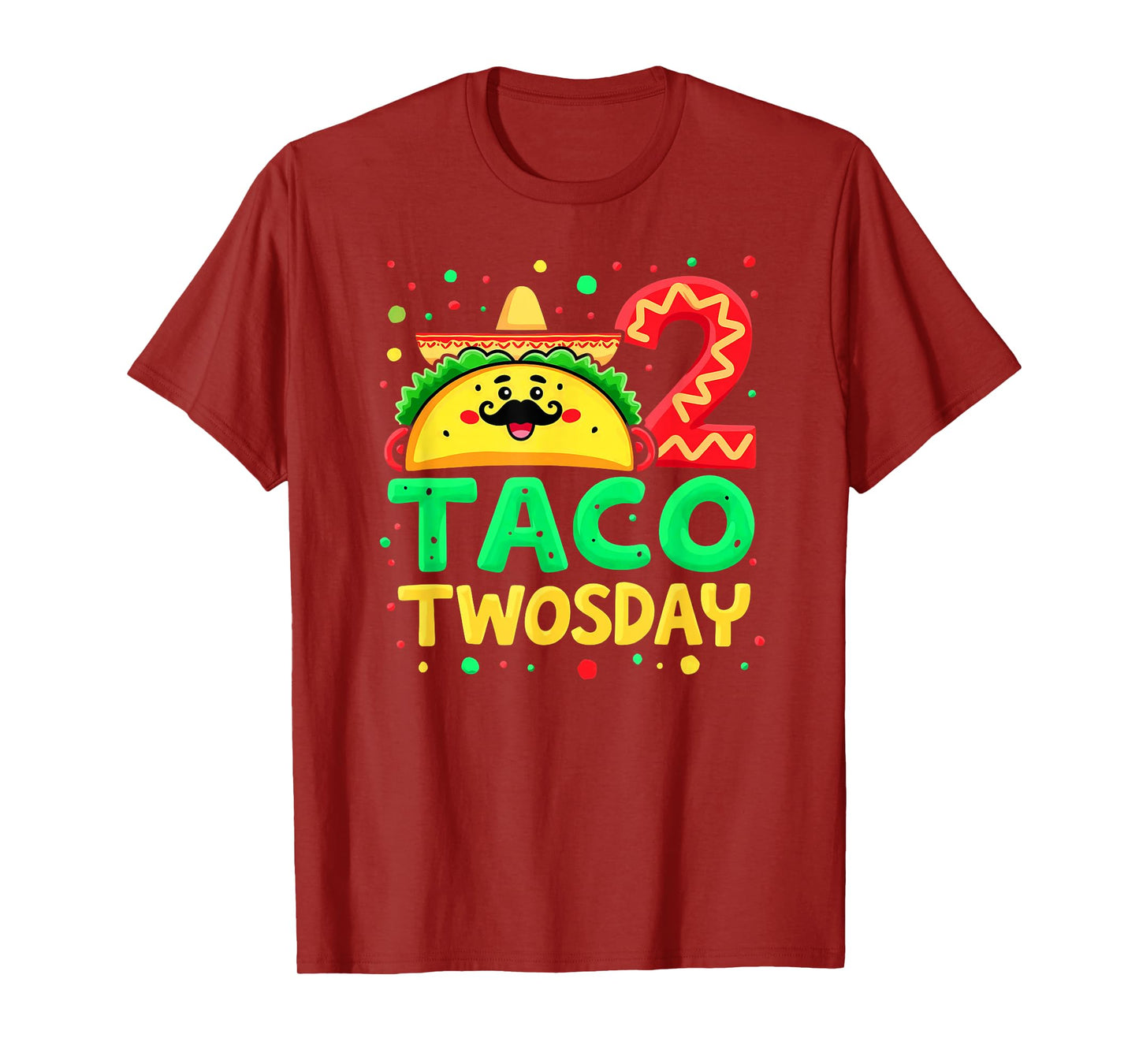 Cinco De Mayo Taco Twosday 2nd Birthday Party T-Shirt
