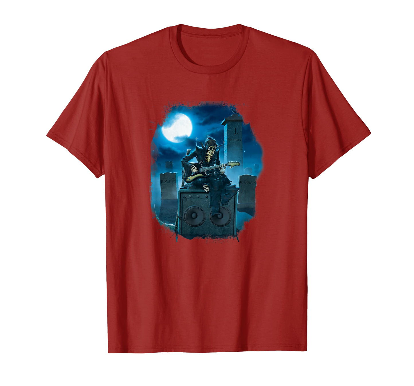 Tribute Cemetary Skeleton, Vincent HIE Art T-Shirt