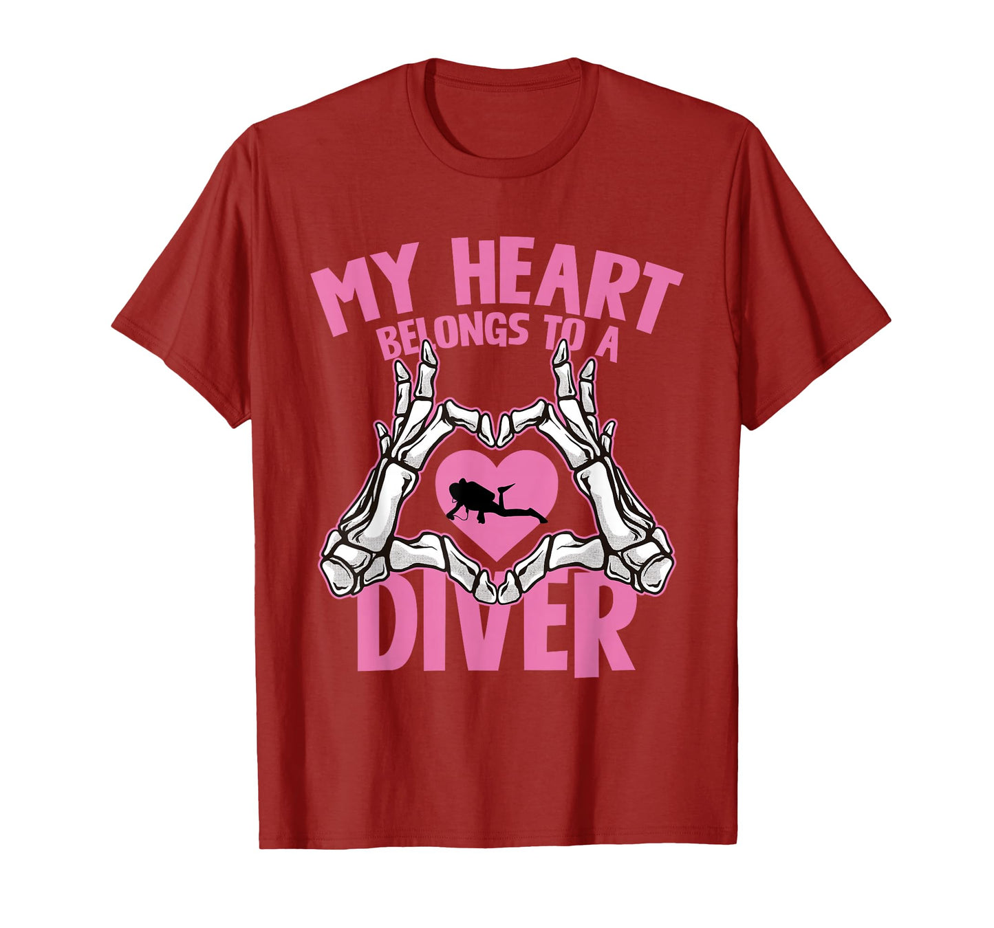 My Heart Belongs to A Diver Scuba Love Ocean T-Shirt