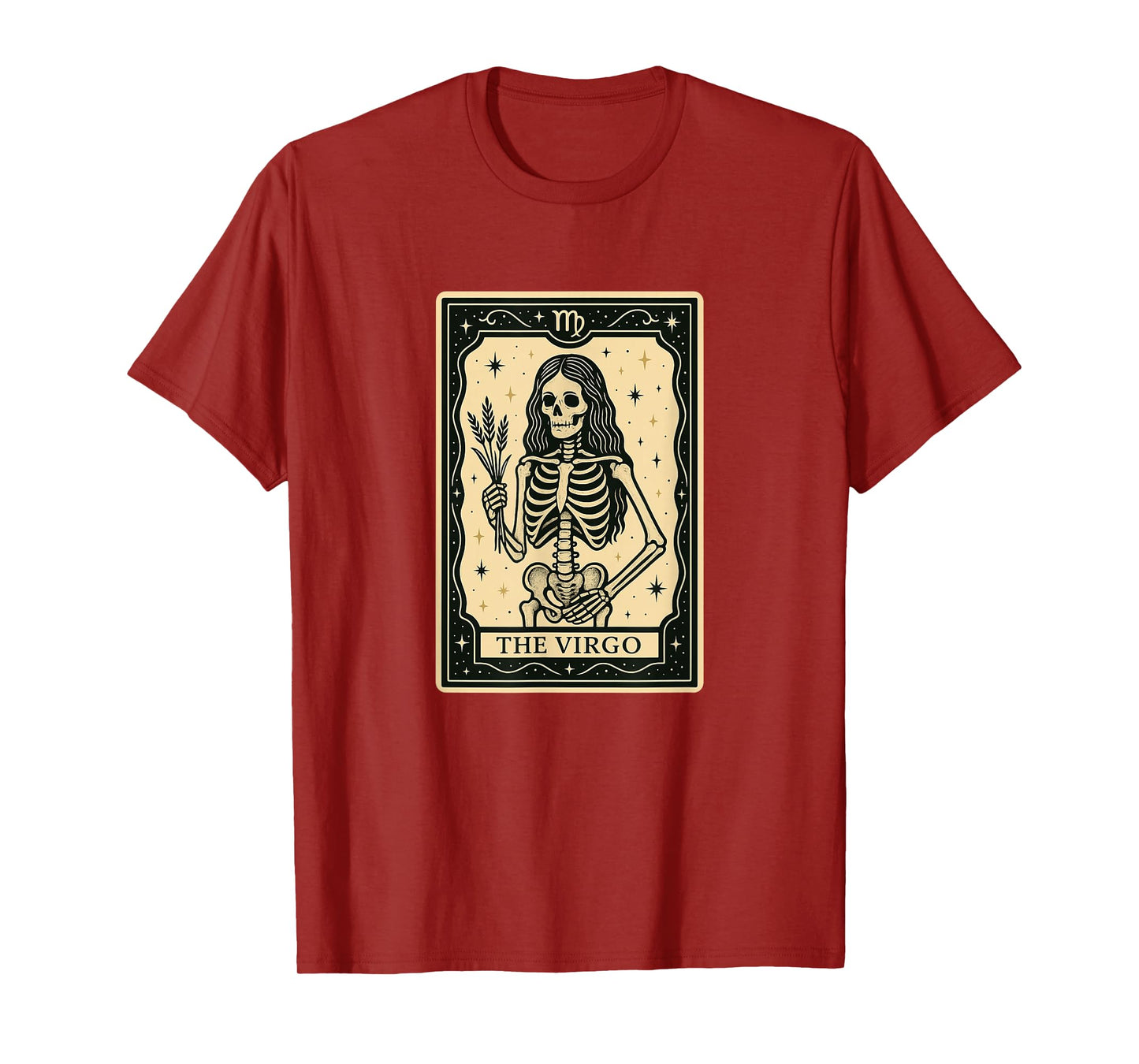 The Virgo Tarot Card - Halloween Spooky Gothic Witchy T-Shirt