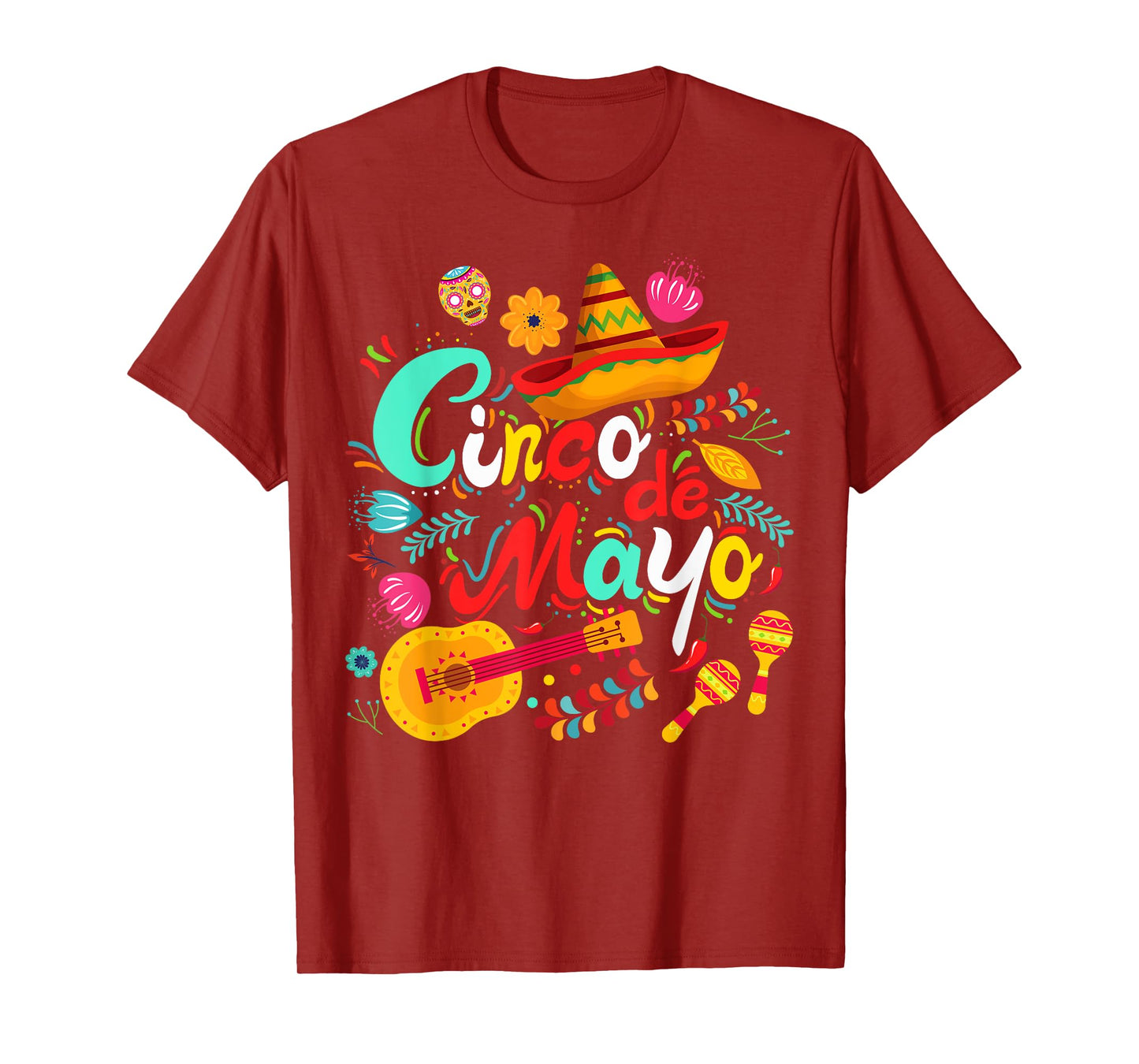 Cinco De Mayo Shirt Mexican Fiesta 5 De Mayo Women Men Girls T-Shirt
