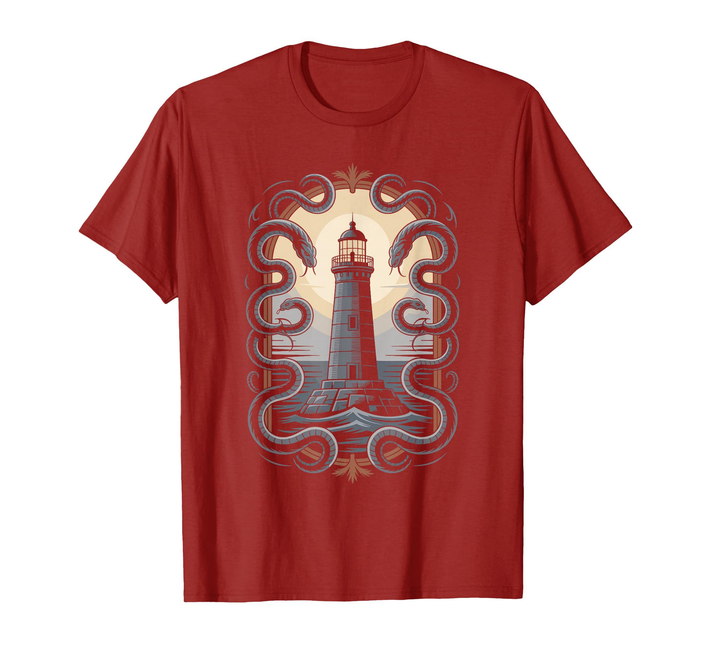 Ocean Academia Coastal Scholar Marine Science Nerd Vintage T-Shirt