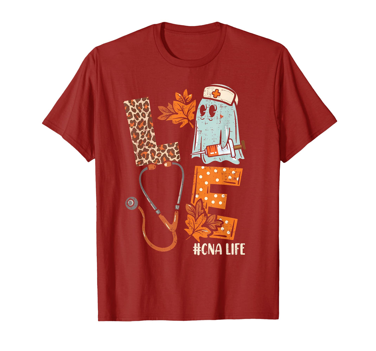 Halloween nurse assistant shirts LOVE CNA life Stethoscope T-Shirt
