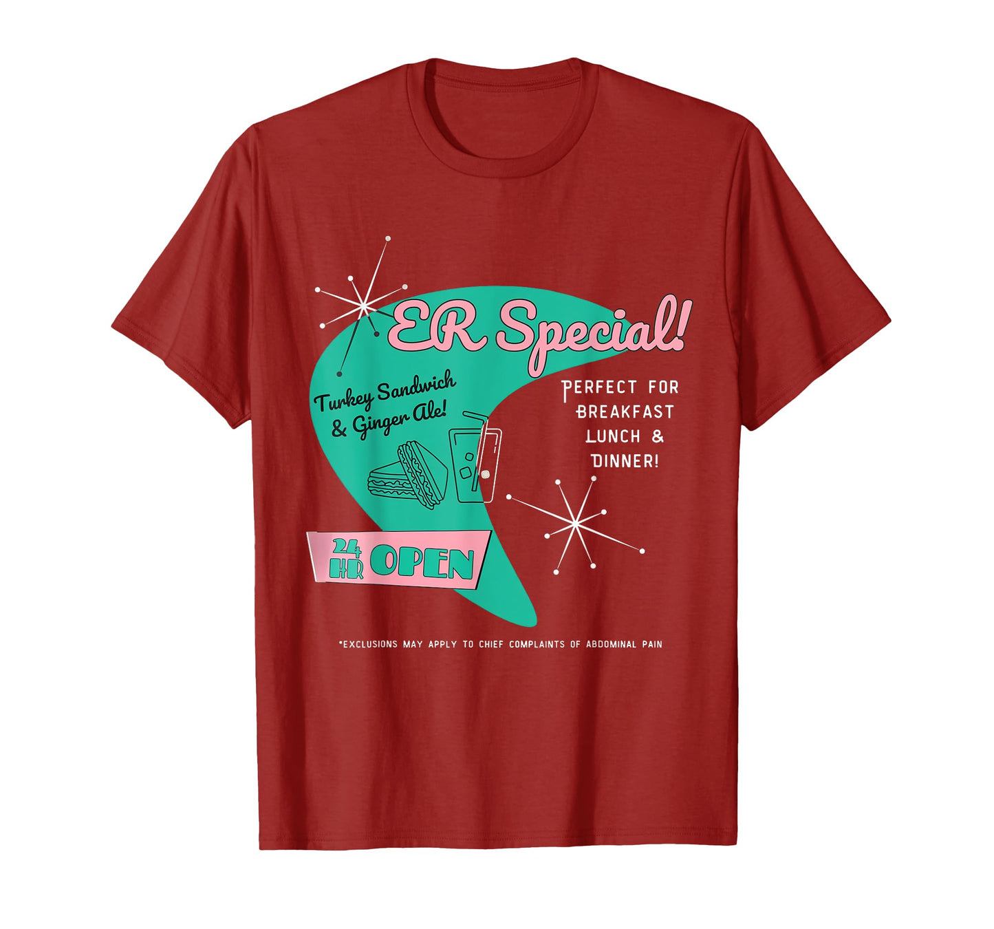 Emergency Room Parody Medical Joke for ER Physicians Nurses T-Shirt