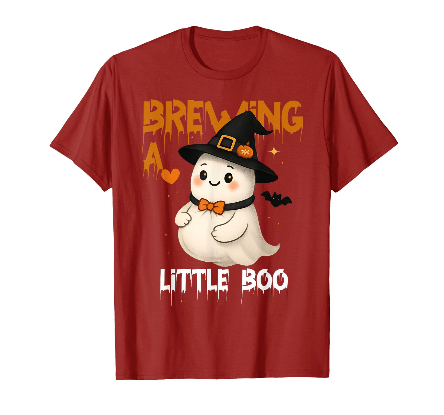 Happy Halloween Pregnant Baby Skeleton Spooky Season New Mom T-Shirt