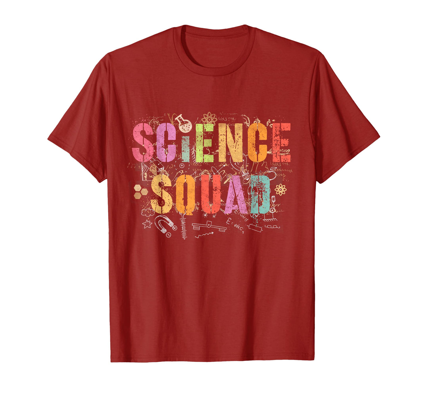 Vintage SCIENCE SQUAD Technology Teacher Team Student STEM T-Shirt
