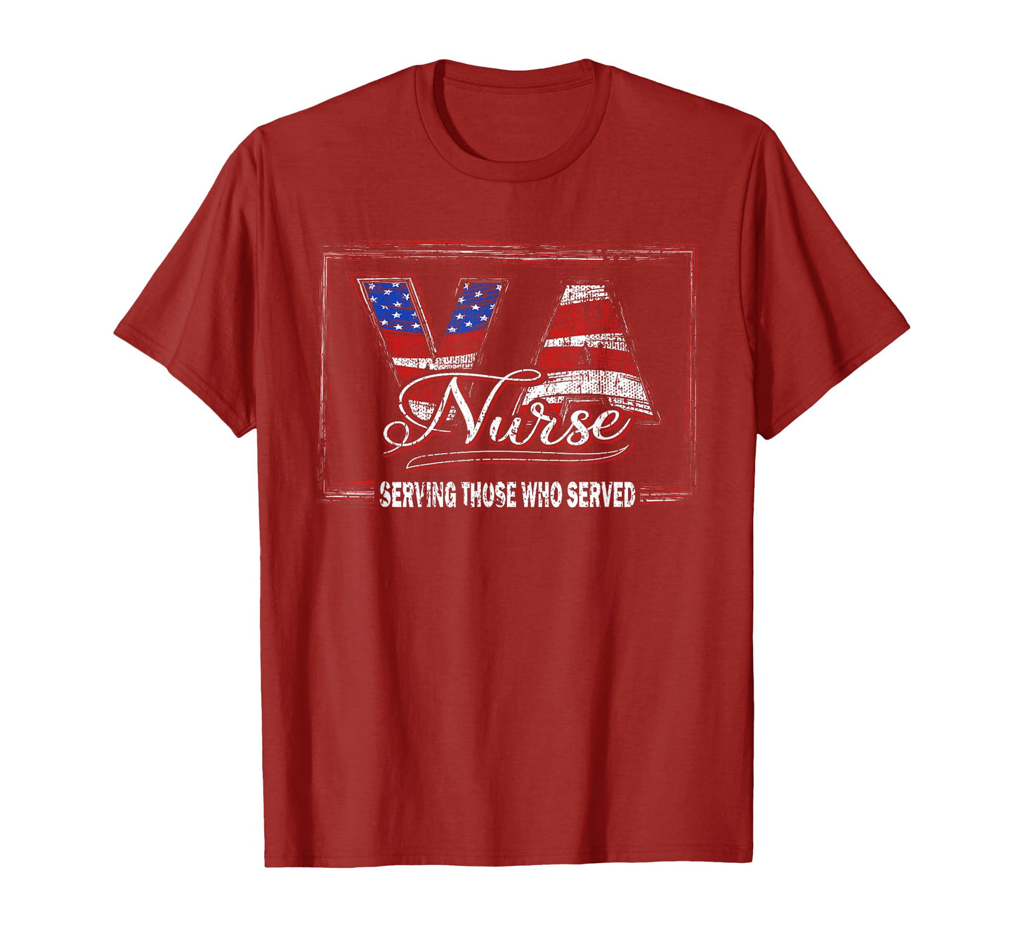 Va nurse serving those who served veteran nurse T-Shirt