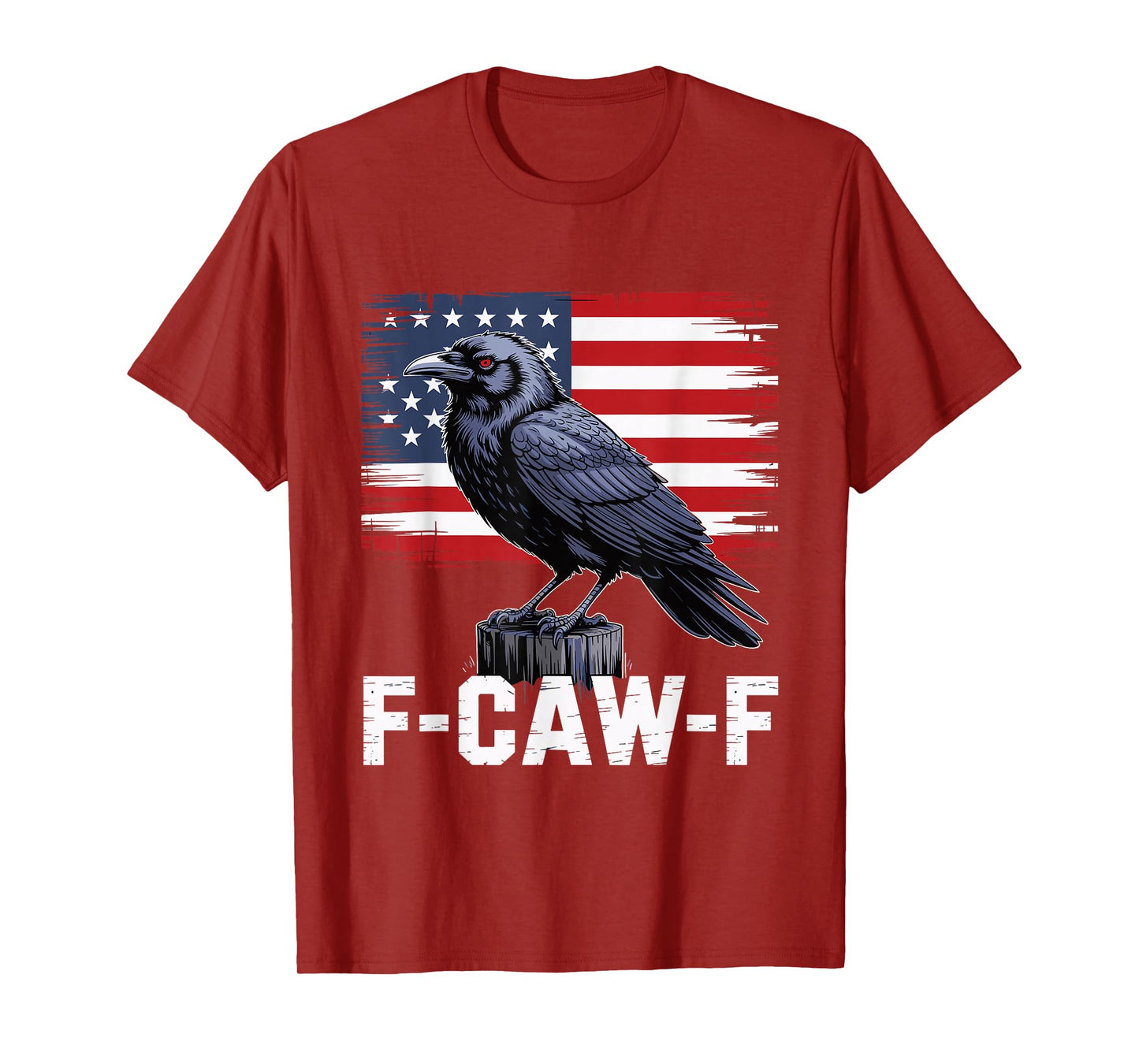 F-Caw-F Raven Moon Gothic Halloween, Black Crow Bird Lover T-Shirt