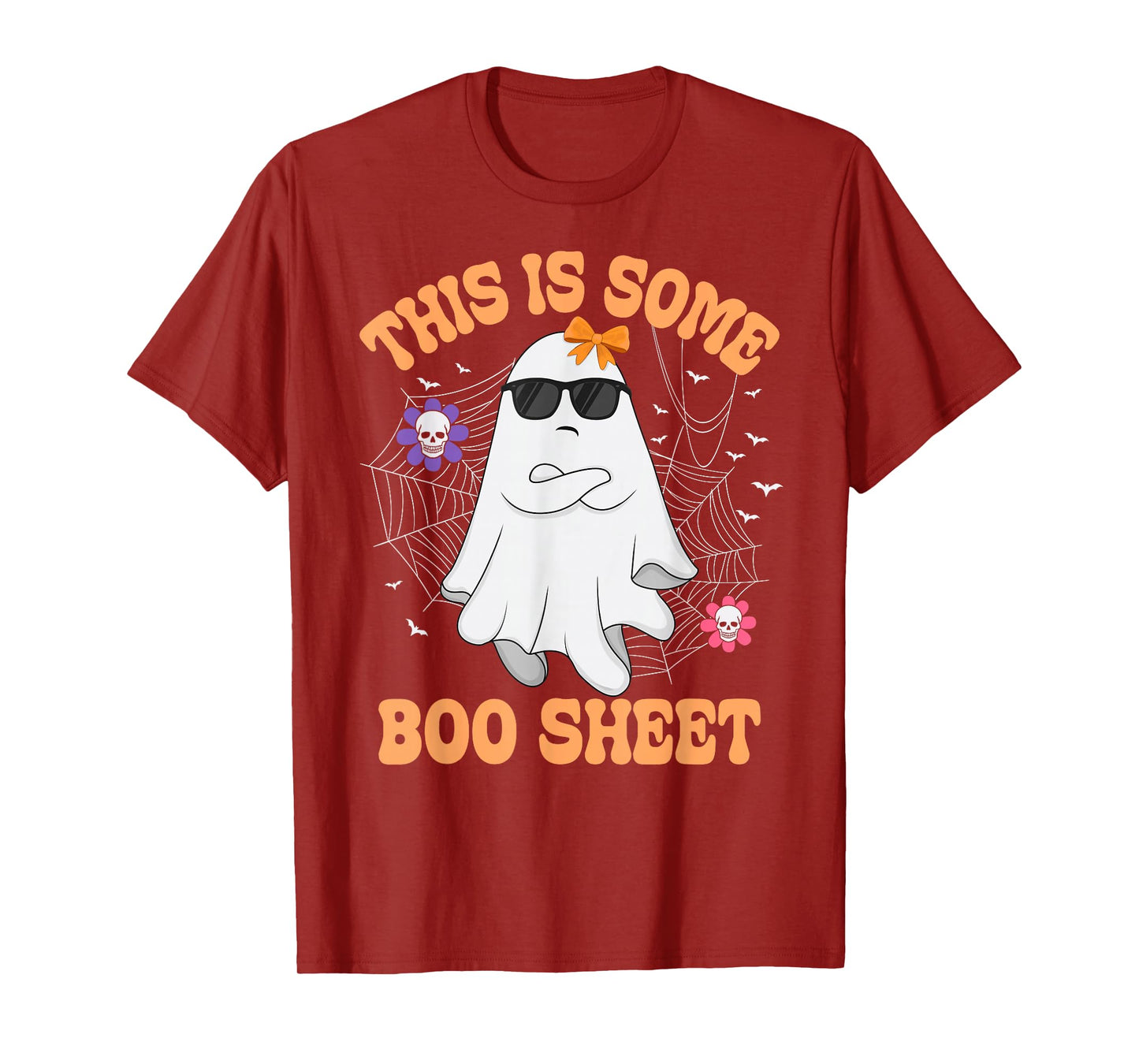 Groovy This is Some Boo Sheet Funny Angry Ghost Halloween T-Shirt