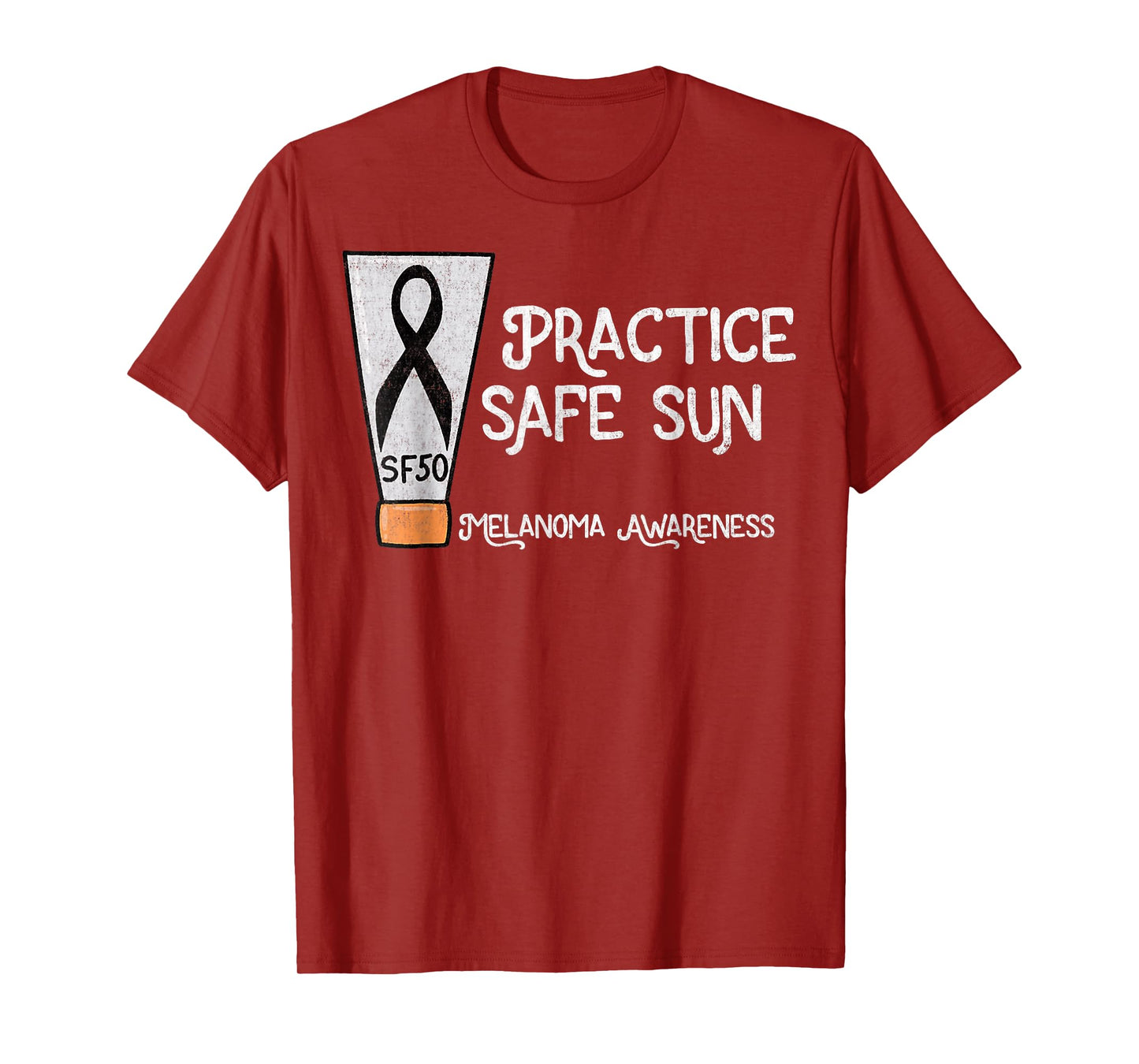Practice Safe Sun Melanoma Awareness Skin Cancer T-Shirt