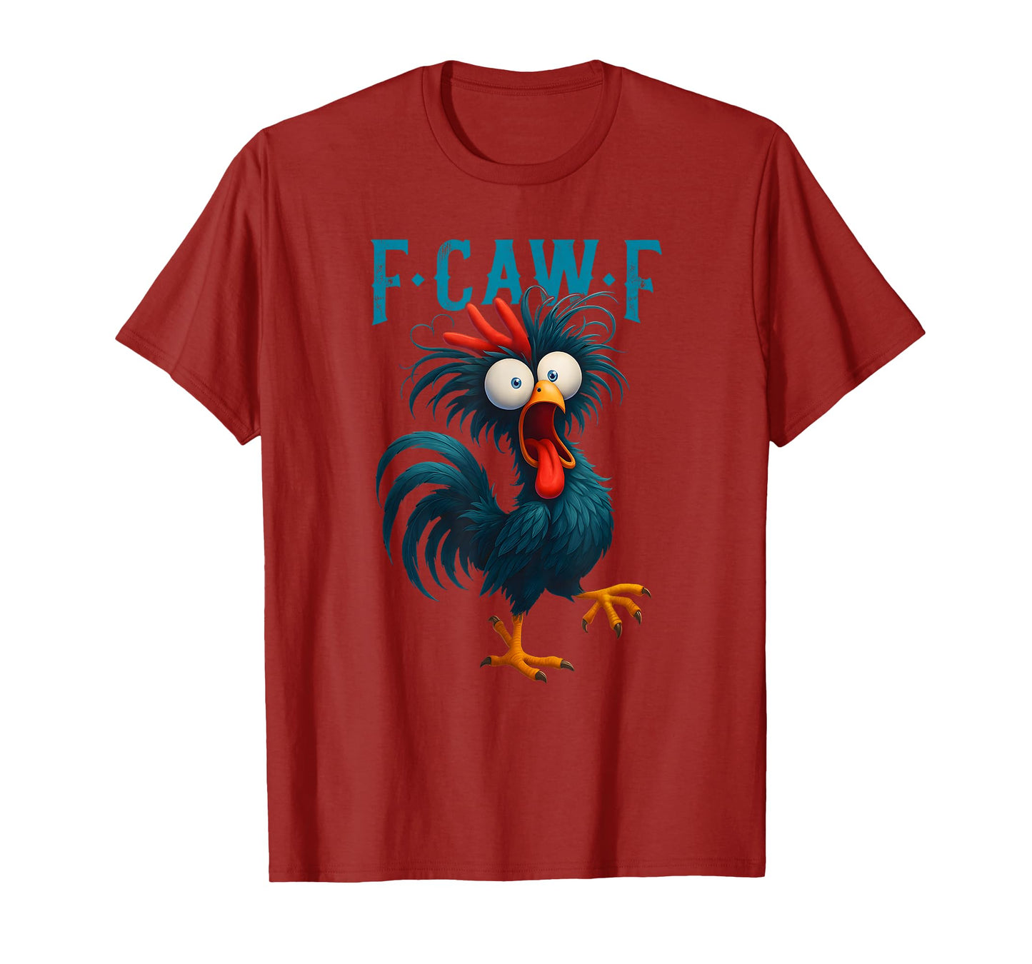 Divertida Camiseta de Pollo F-Caw-F de Pollo FCAWF T-Shirt