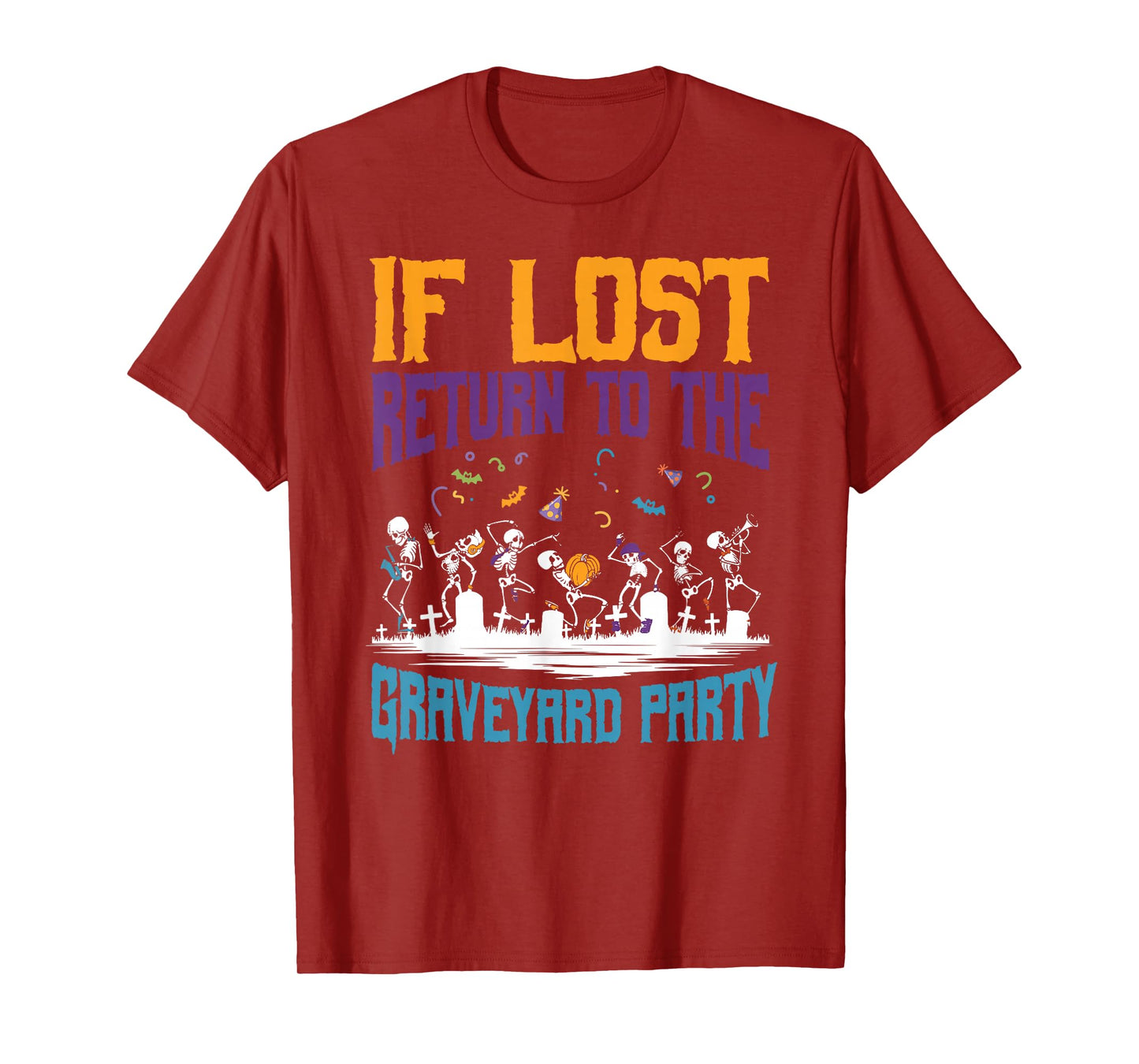 Return to Graveyard Party Halloween Spooky Haunted Season T-Shirt