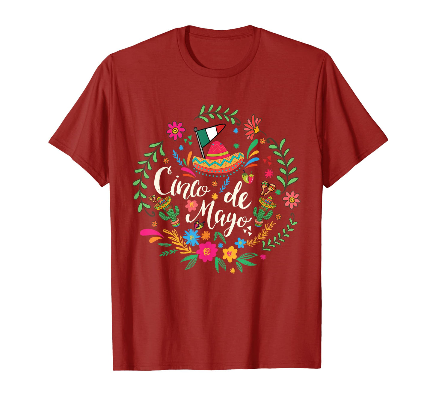 Cinco de Mayo, Funny Mexican fiesta 5 De Mayo T-Shirt