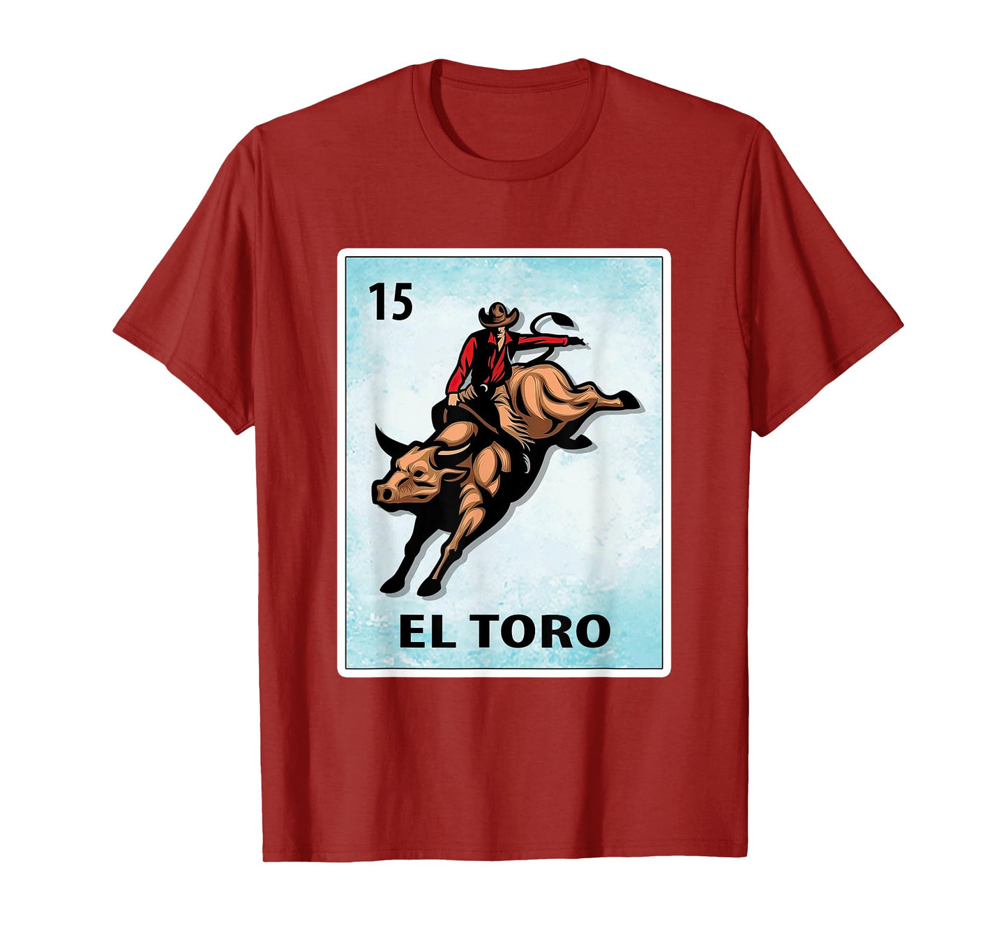El Toro Mexican Bull Riding Cards T-Shirt