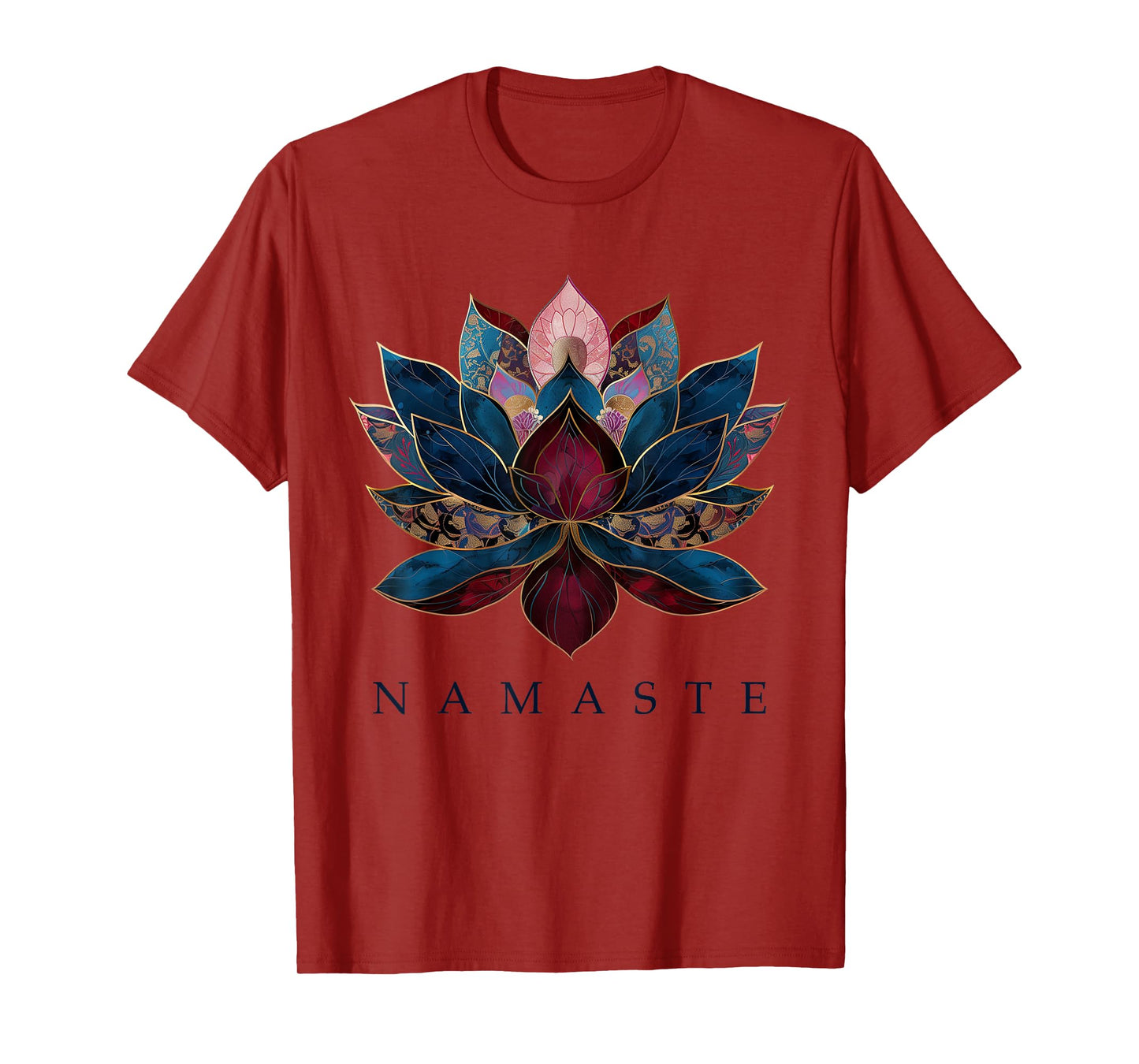 Namaste Lotus Flower Zen Buddhism Yogi Buddhist Buddha Yoga T-Shirt